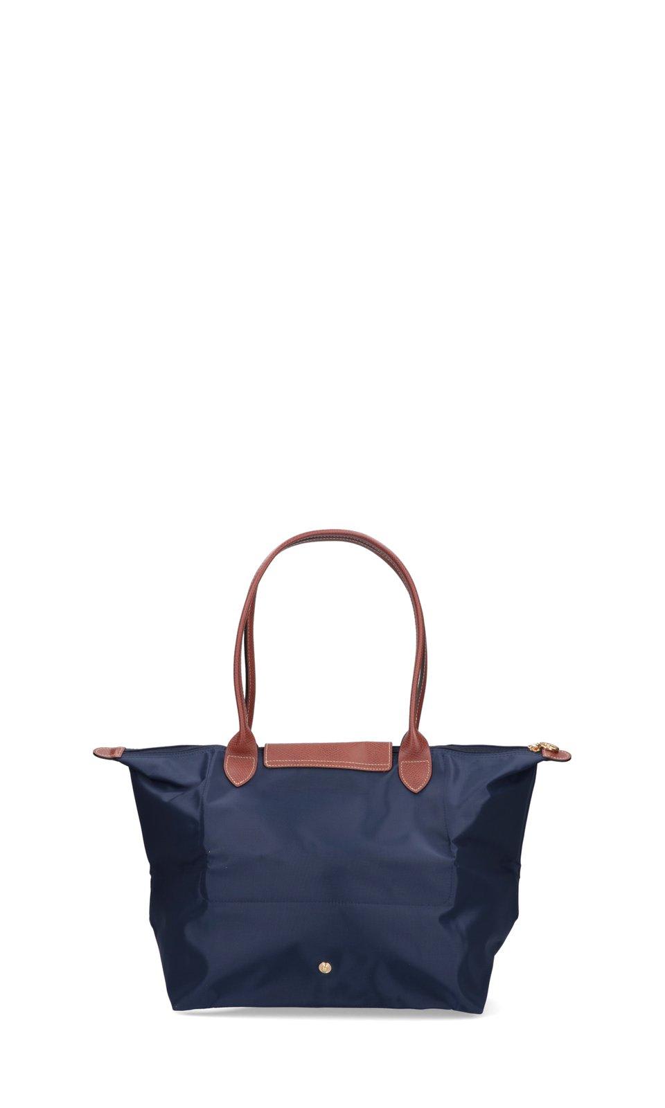 Longchamp Le Pliage Original Large Shoulder Bag In Blue