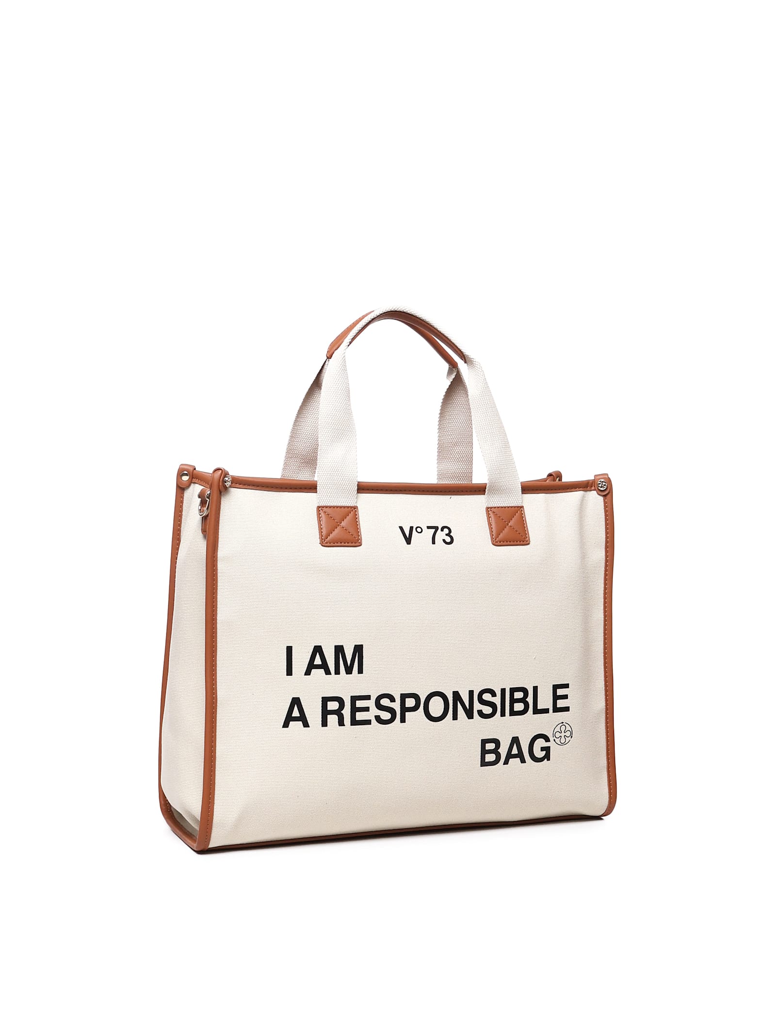 V73 RESPONSIBILITY COTTON TOTE BAG