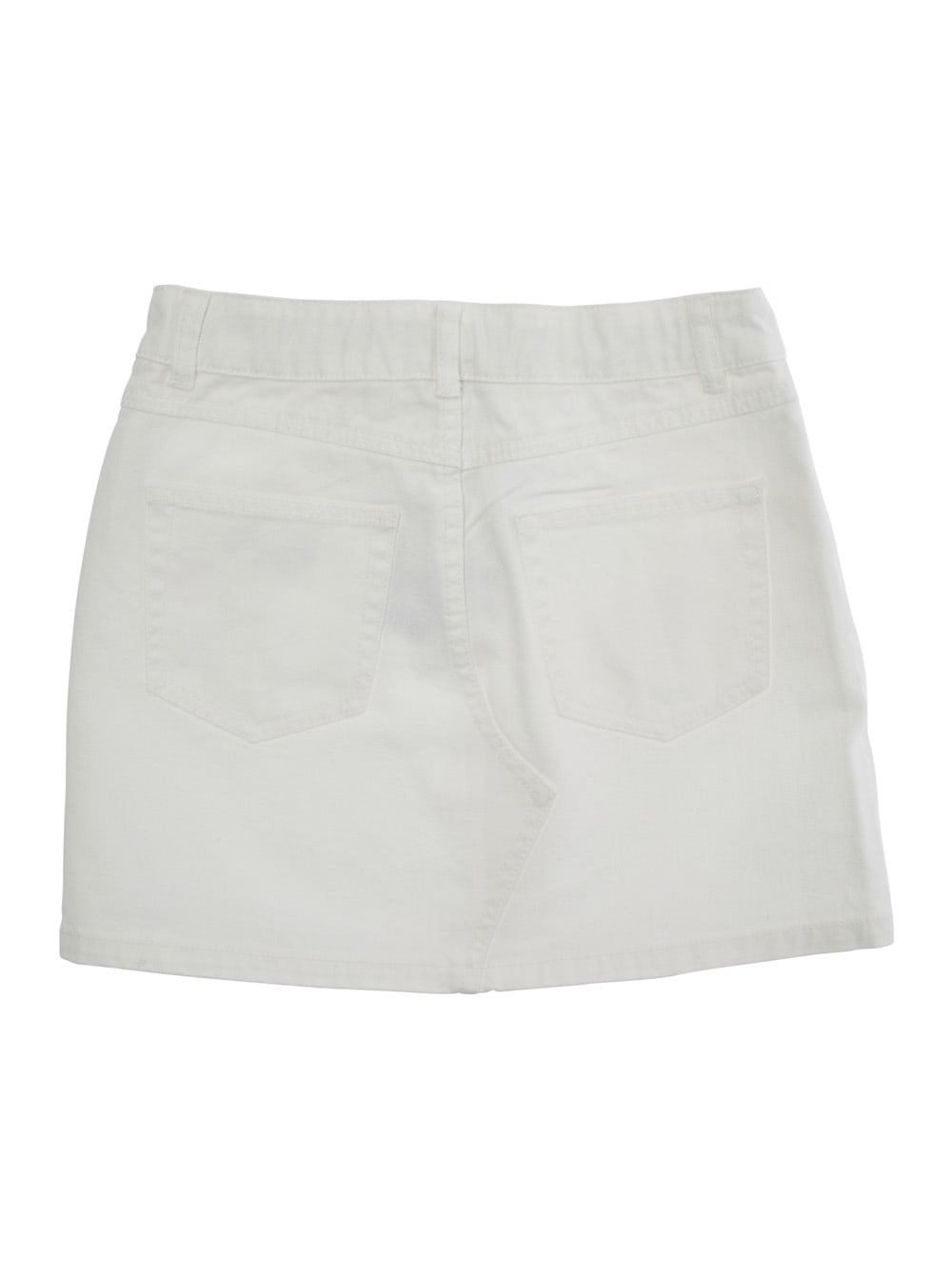 Moschino White Skirt With Teddy Bear Motif On The Front In Denim Girl In White