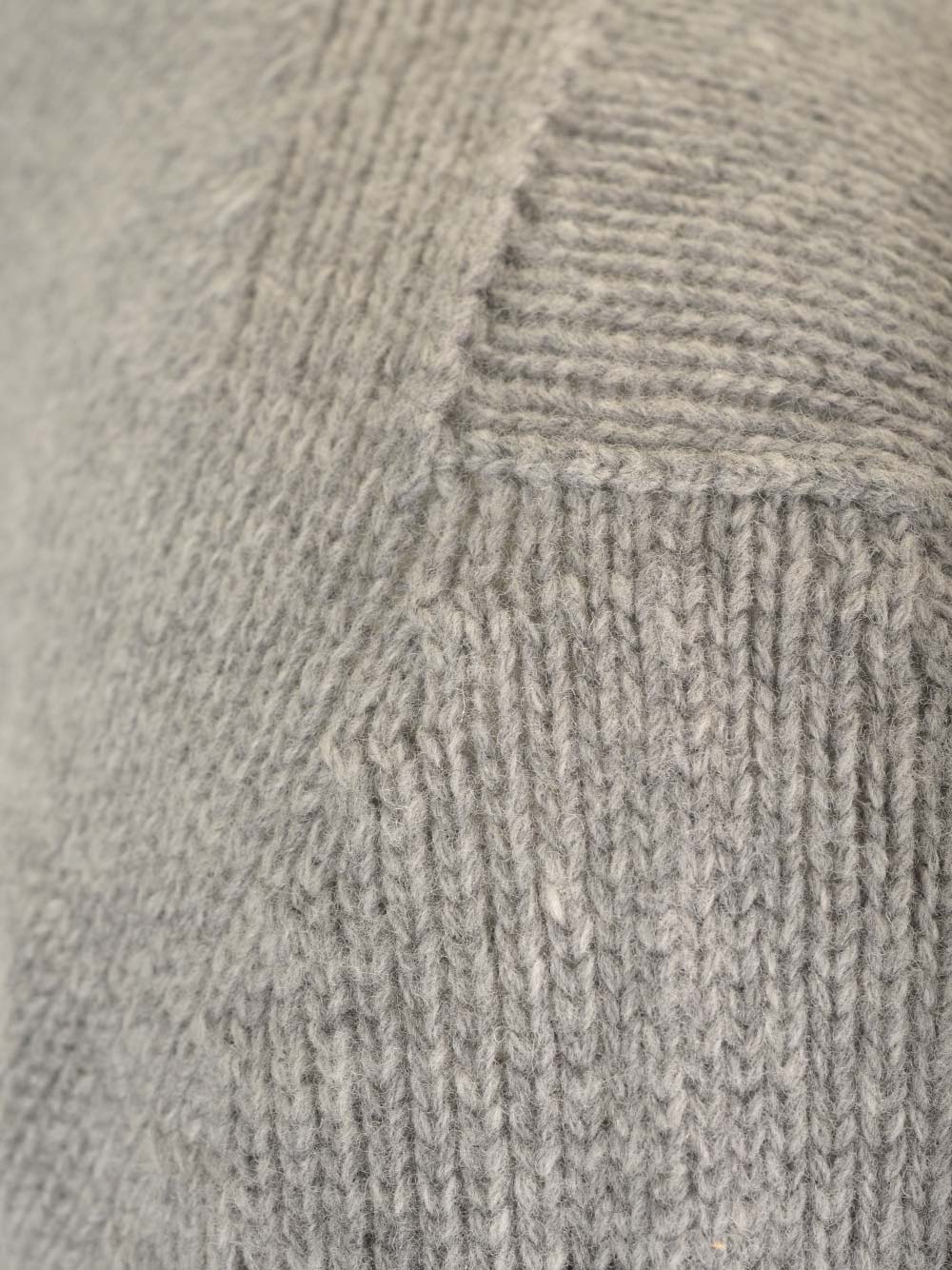 Shop Palm Angels Grey Wool Sweater In Grigio Melange