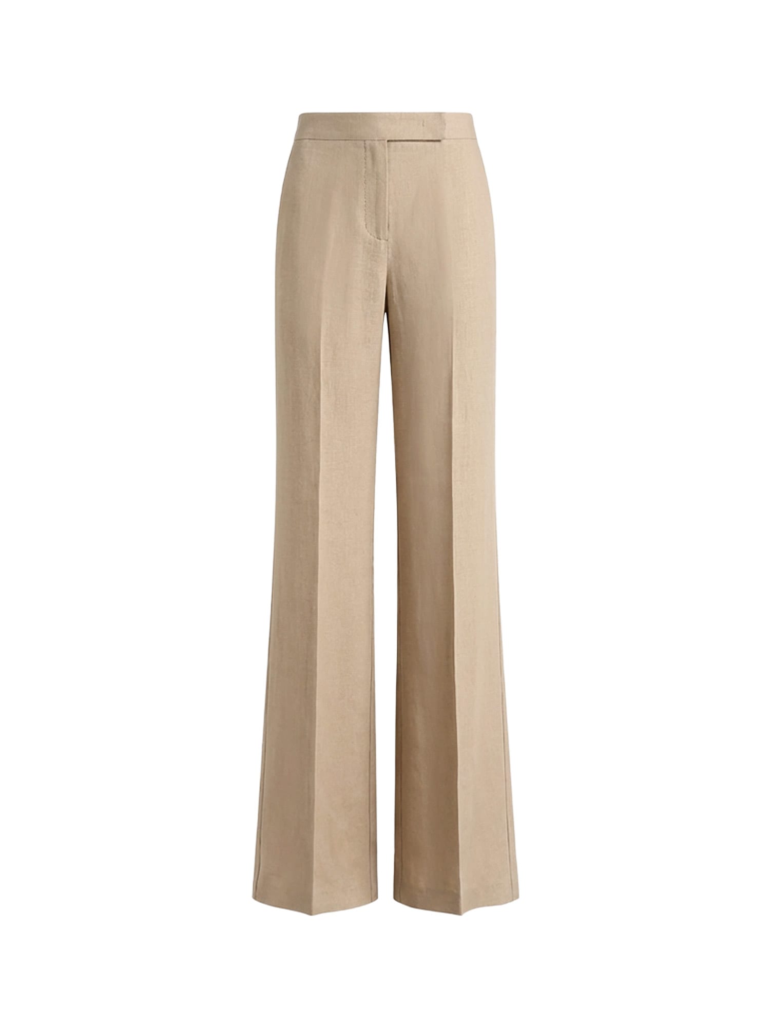 Max Mara Mxsbig Linen Trousers In Brown