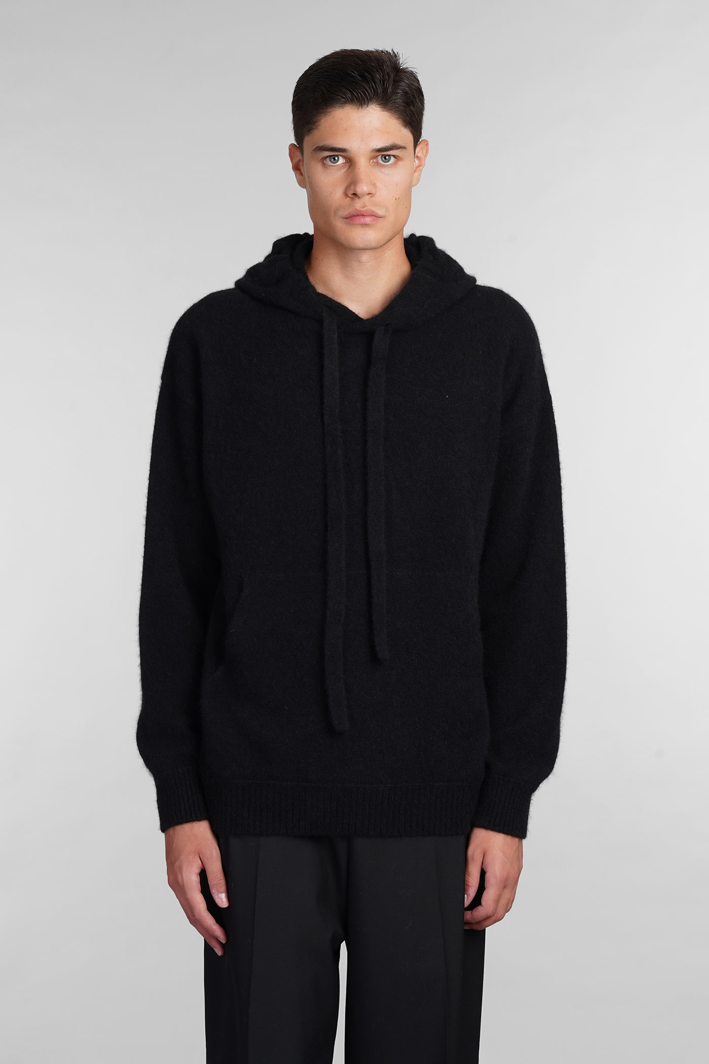 Sweatshirt In Black Cashmere