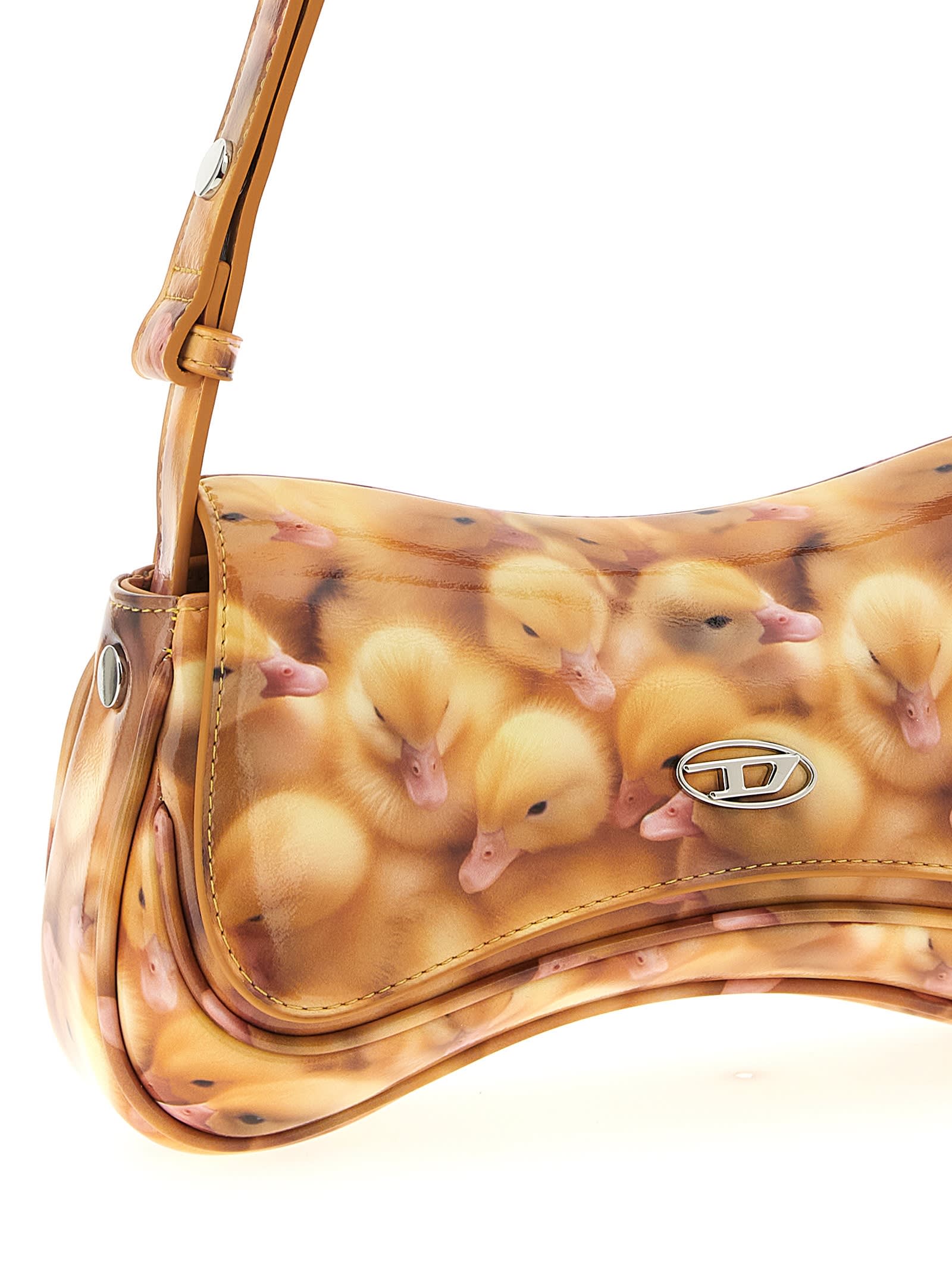Diesel Play Clutch Shoulder Bag In Multi