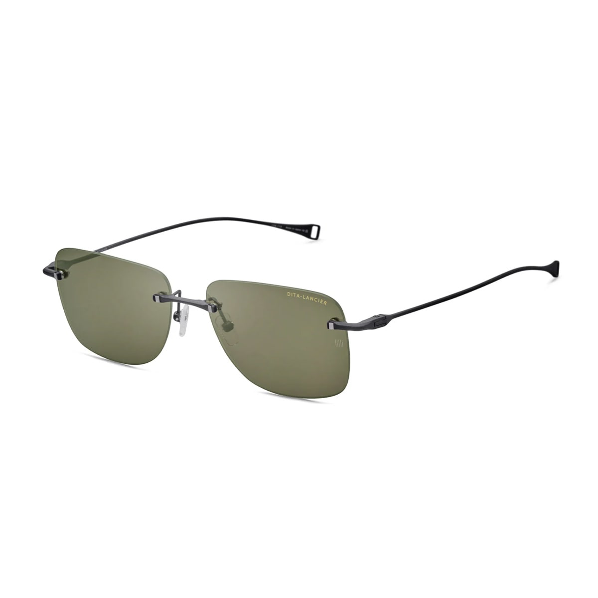 Dita Lancier Lsa 119 04 Matte Black Sunglasses In Brown