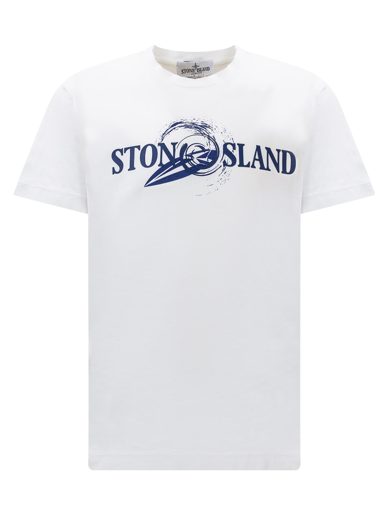 Shop Stone Island Junior T-shirt With Logo