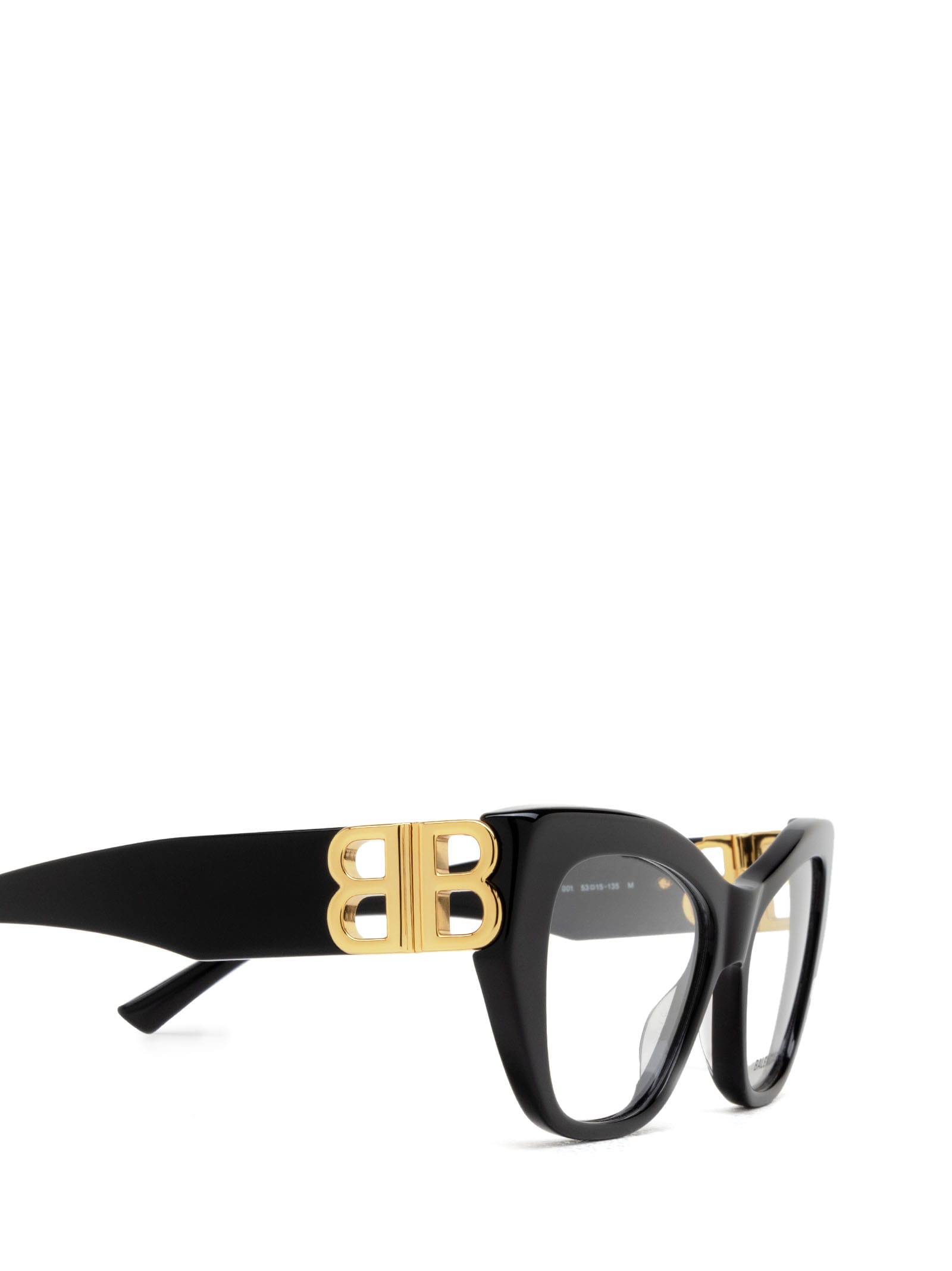 Shop Balenciaga Bb0312o Black Glasses