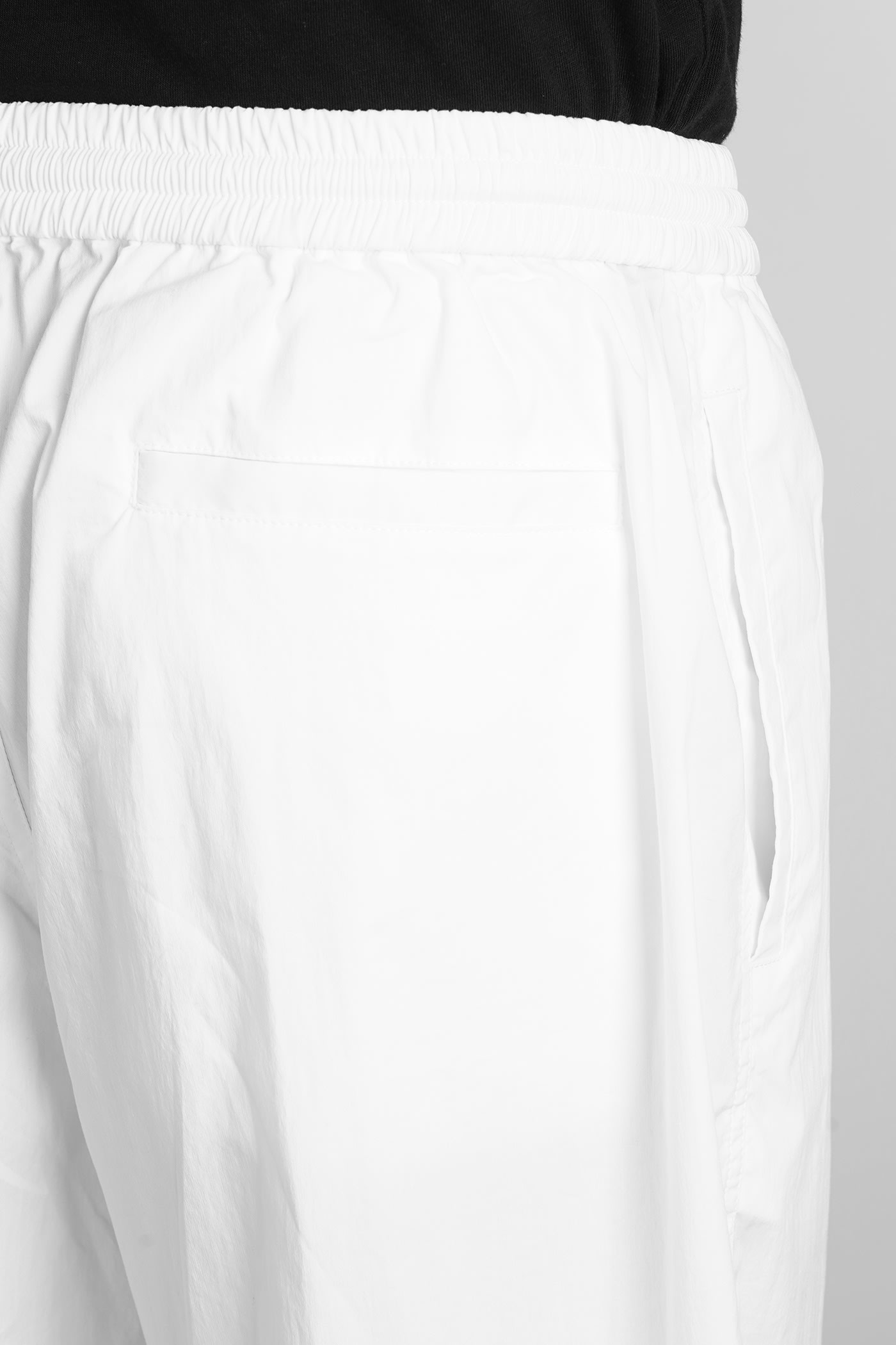 Shop Aspesi Bermuda Nemo Shorts In White Cotton