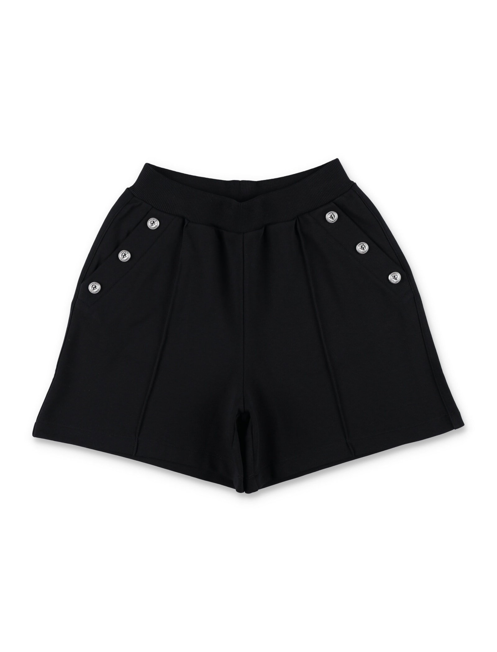 Balmain Kid - Shorts In Black/silver