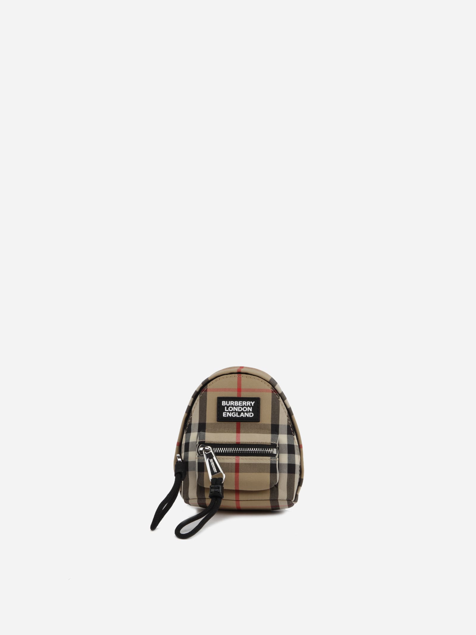 Burberry Backpack Keychain With Vintage Check