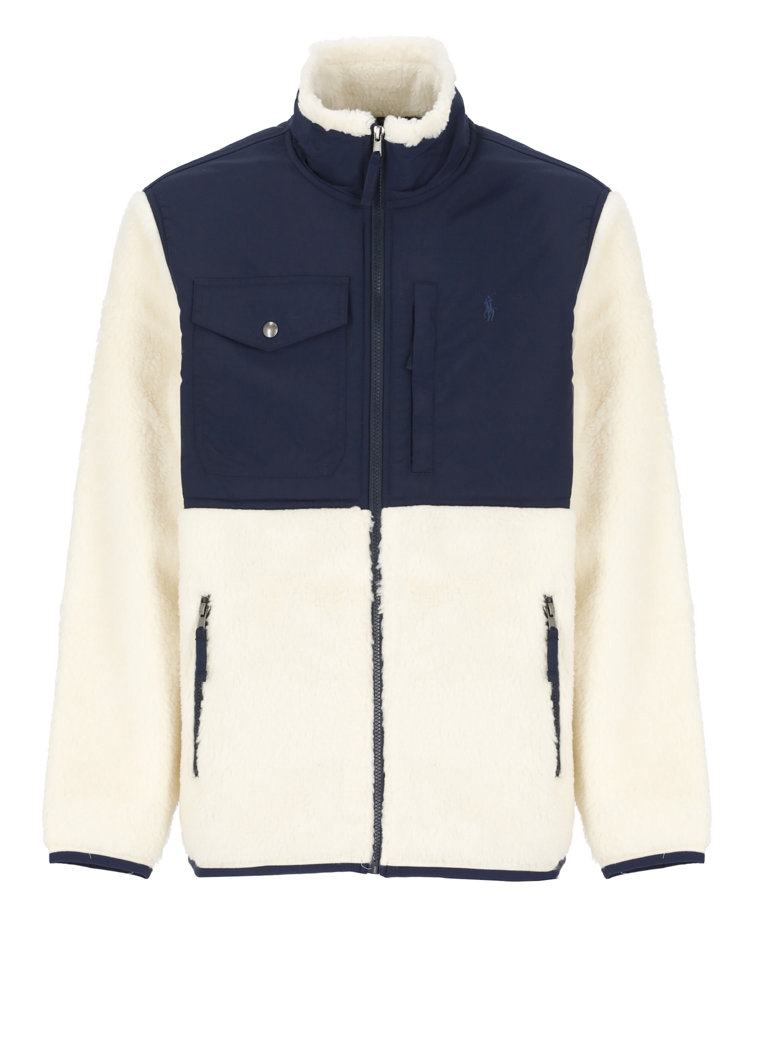 Ralph Lauren Jacket With Pony Logo In White