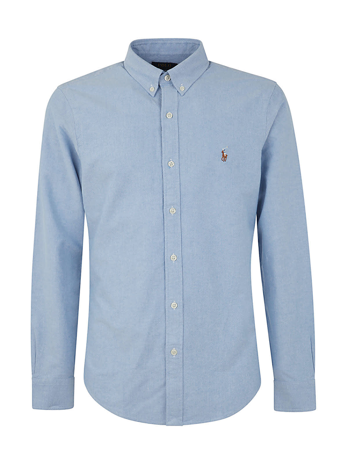 Shop Polo Ralph Lauren Sl Bd Ppc Sp Long Sleeve Sport Shirt In Bsr Blue
