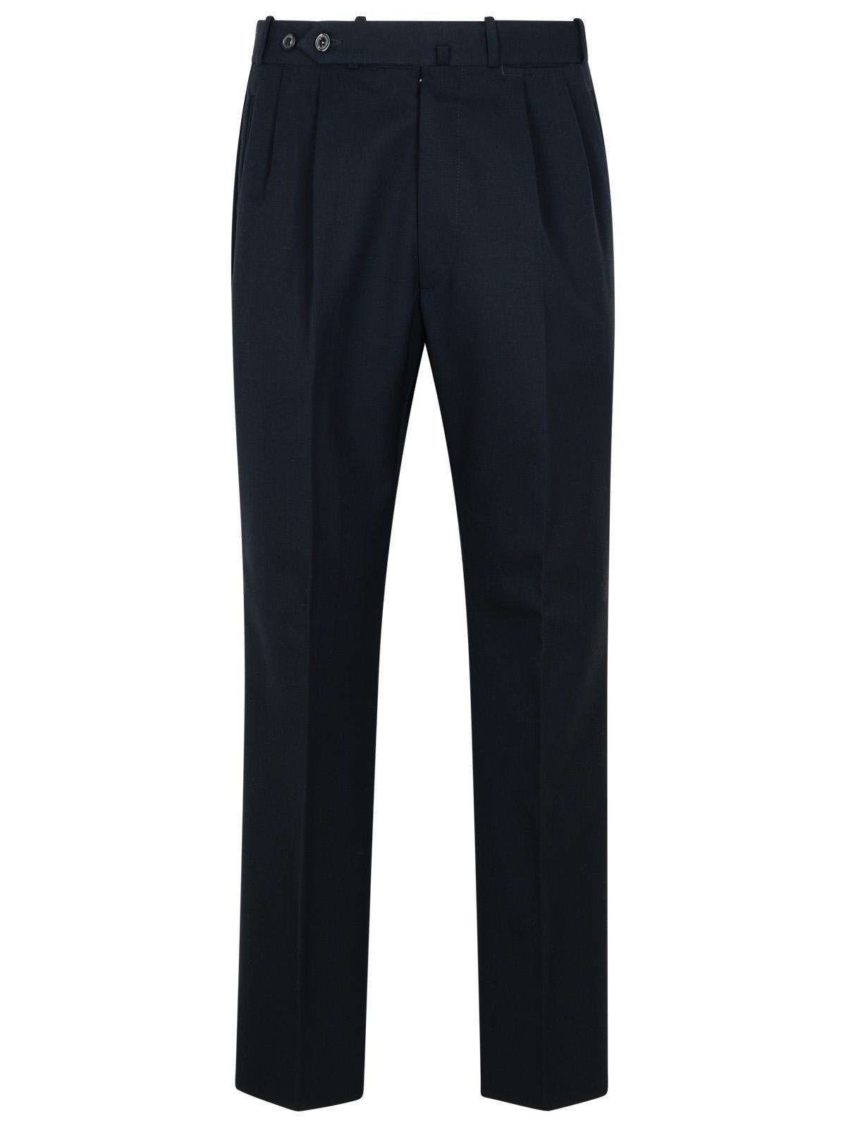 Shop Maison Margiela Pleat Detailed Cropped Trousers In 510