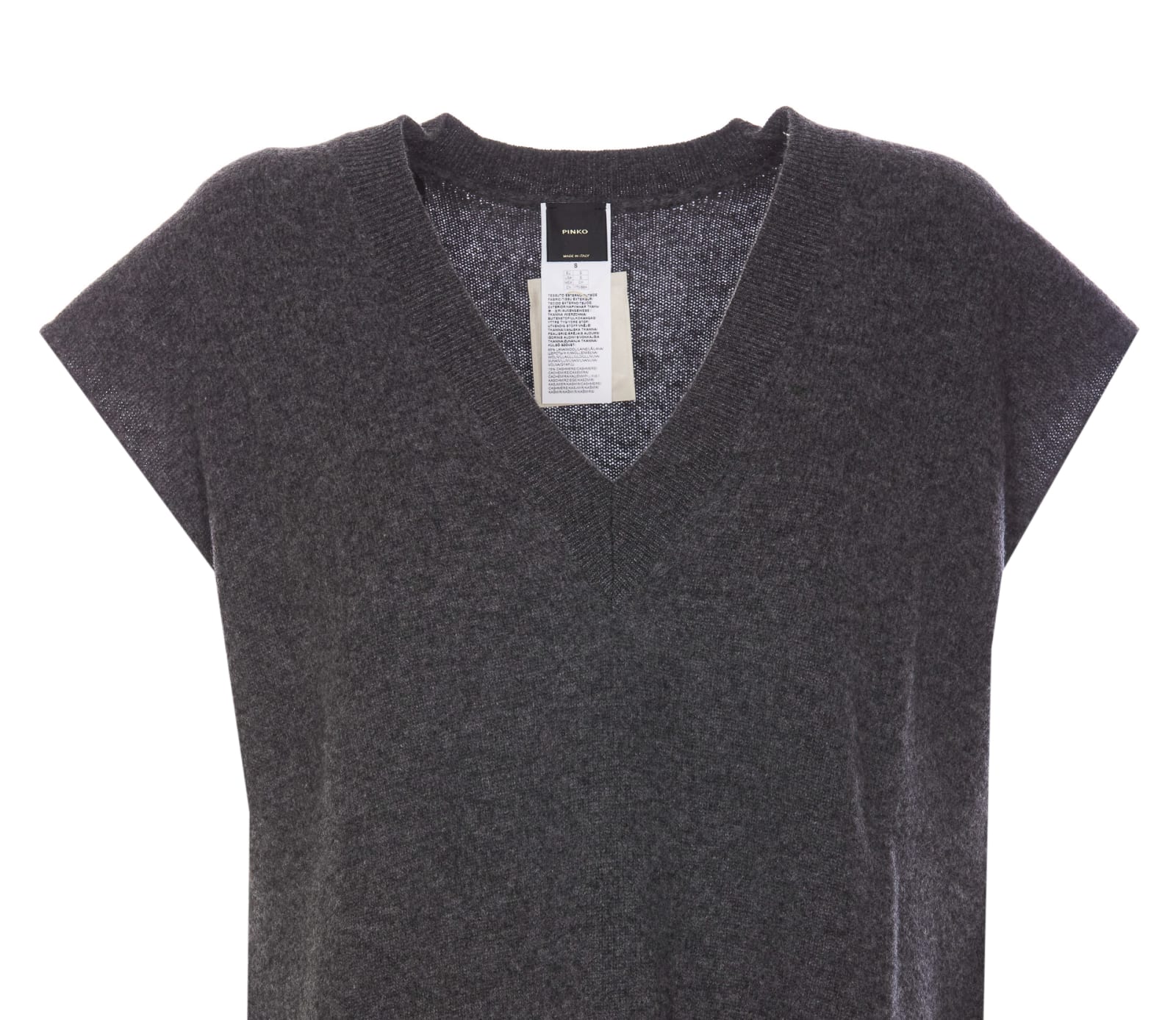 Shop Pinko Disciplinare Vest In Grigio Corvo