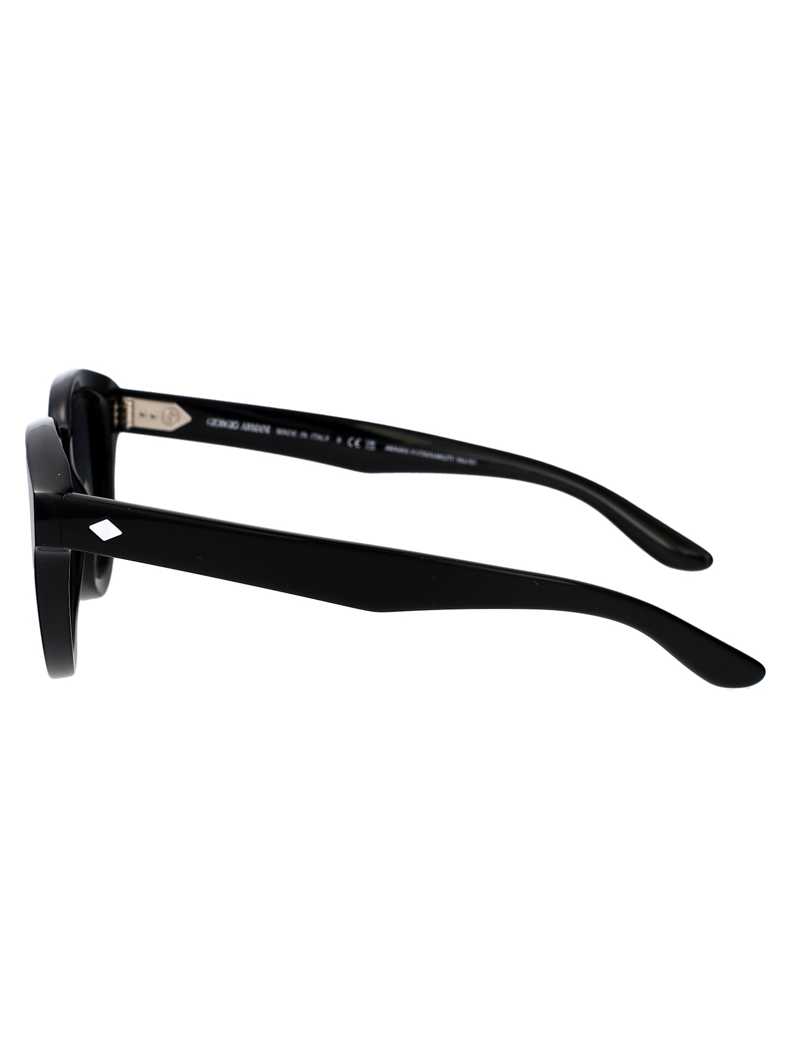 Giorgio Armani Round Sunglasses 0 Ar8181 587571 In 587571 Black