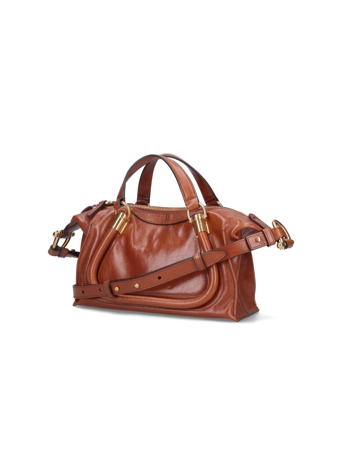 Shop Chloé Paraty 24 Small Shoulder Bag In Buff