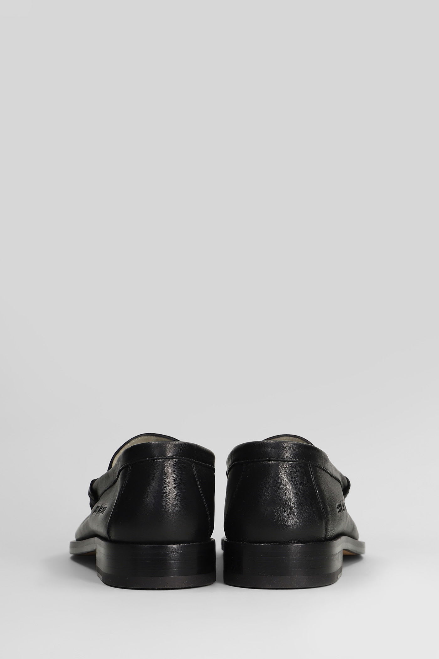 Common Projects Soft Loafer Loafers In Black Leather In Black