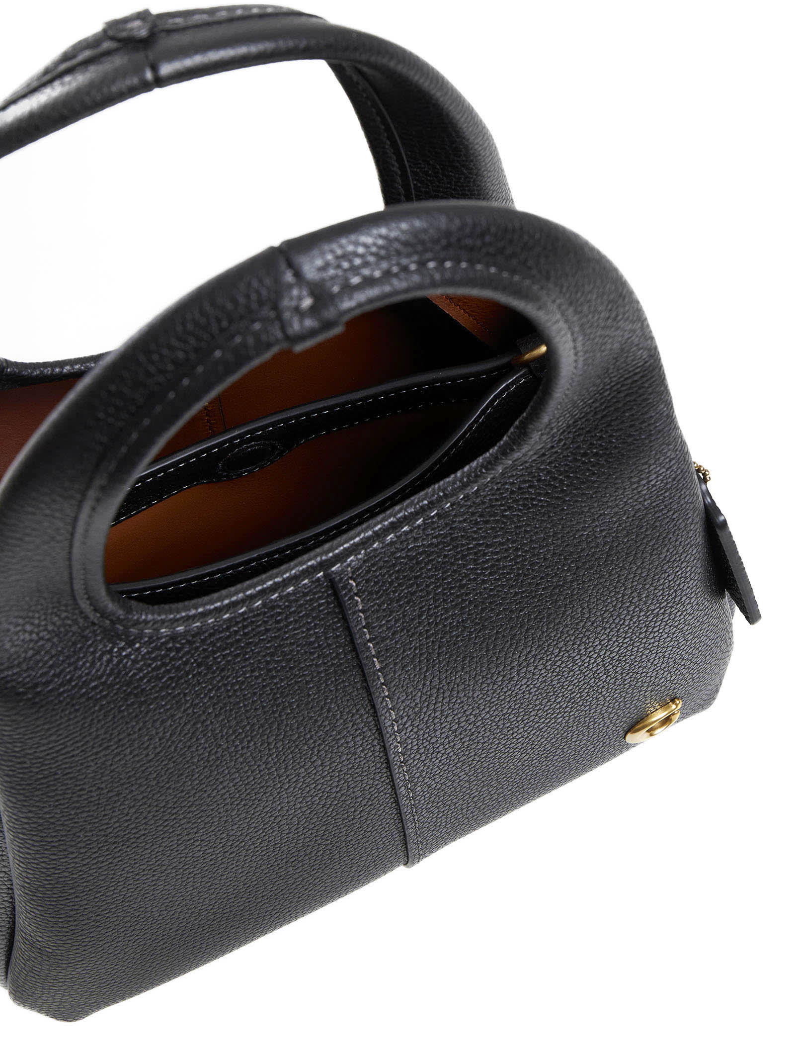 Coach Lana 25 Leather Crossbody Bag In Black