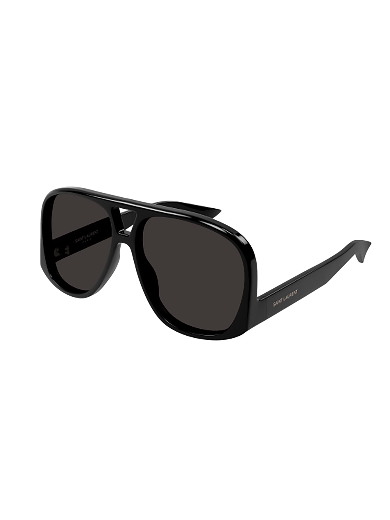Shop Saint Laurent Sl 652 Solace Sunglasses In Black Black Black
