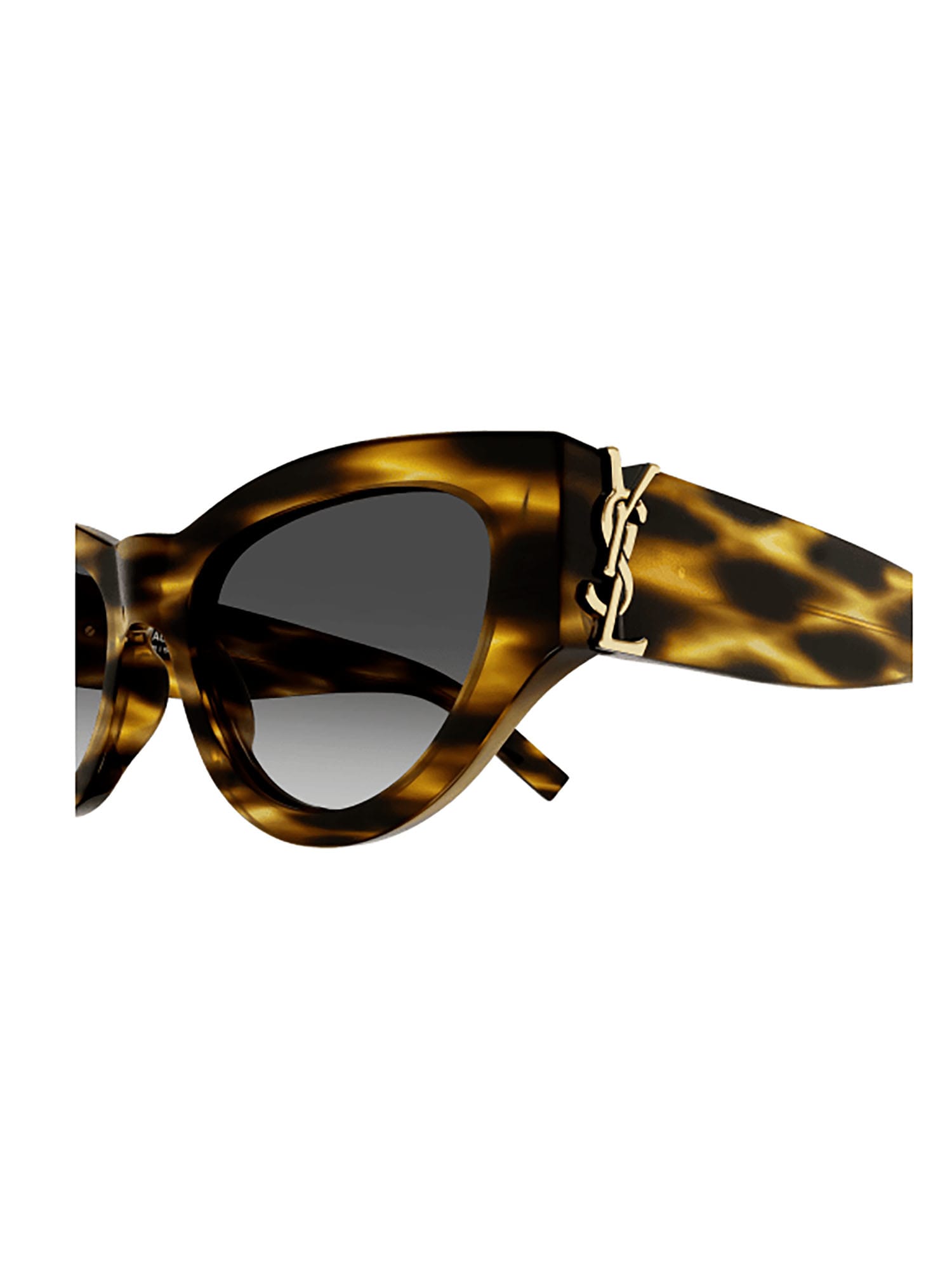 Saint Laurent Sl M94 Havana Sunglasses In Havana-havana-grey