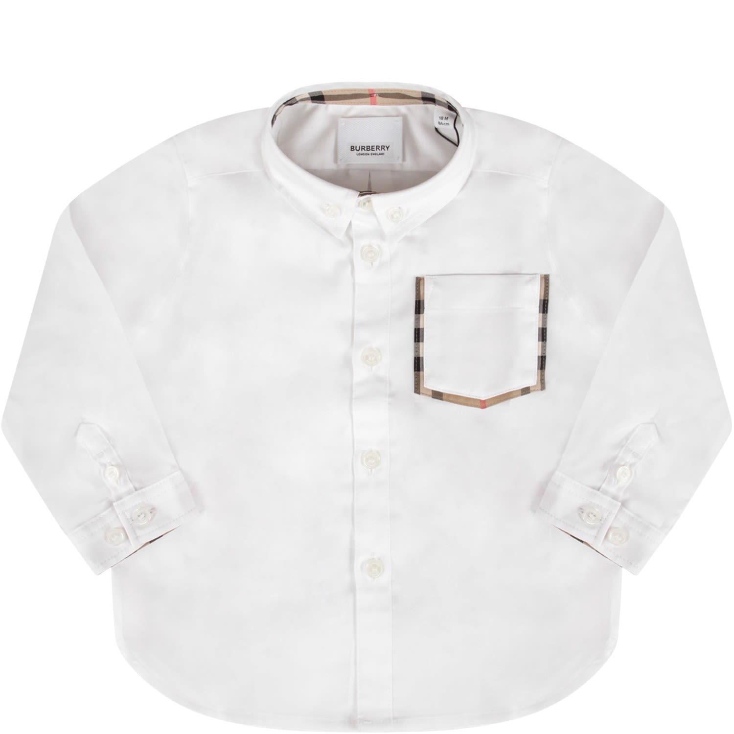 baby boy burberry white shirt