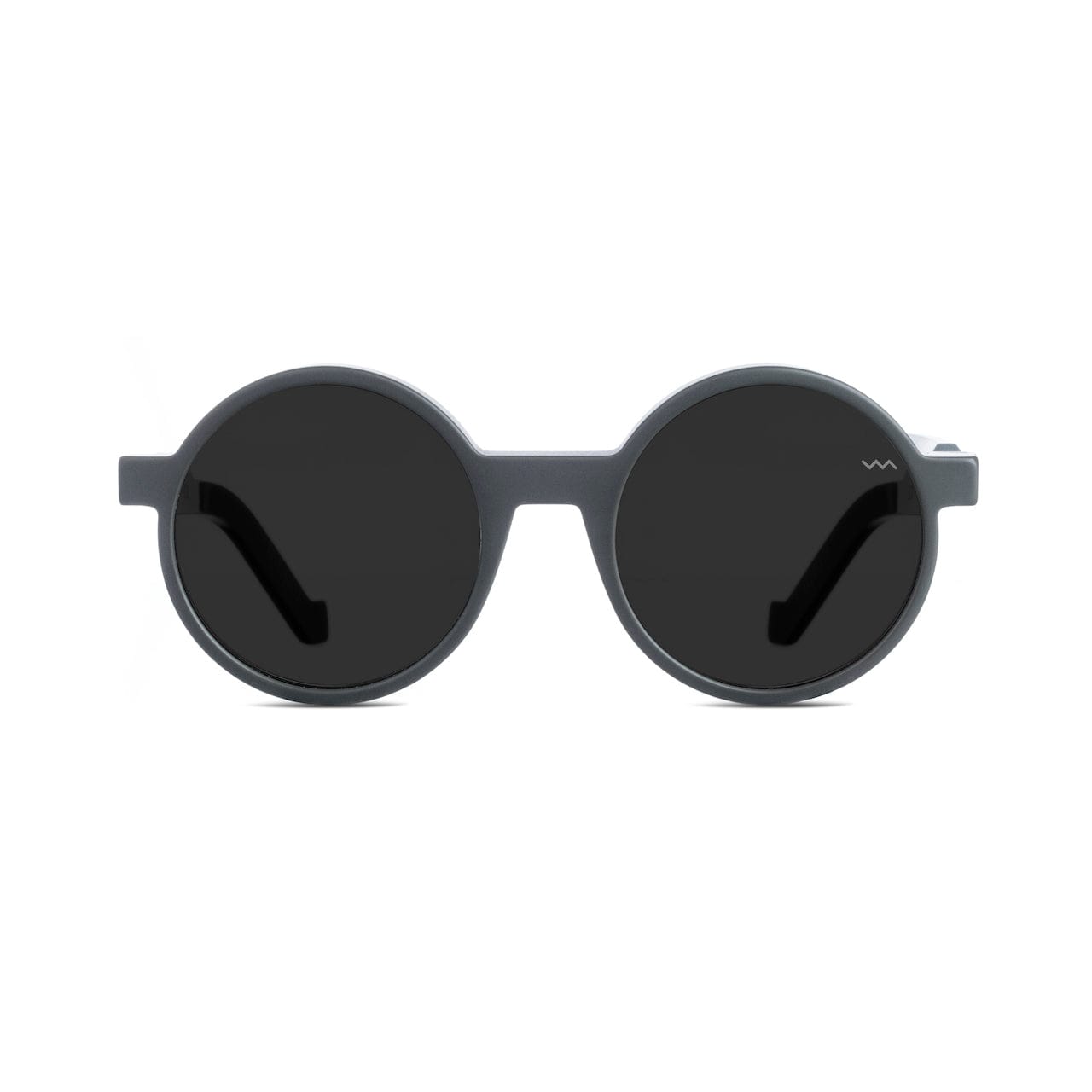 Vava Wl0000-dark Grey Matte Sunglasses In Dark Blue