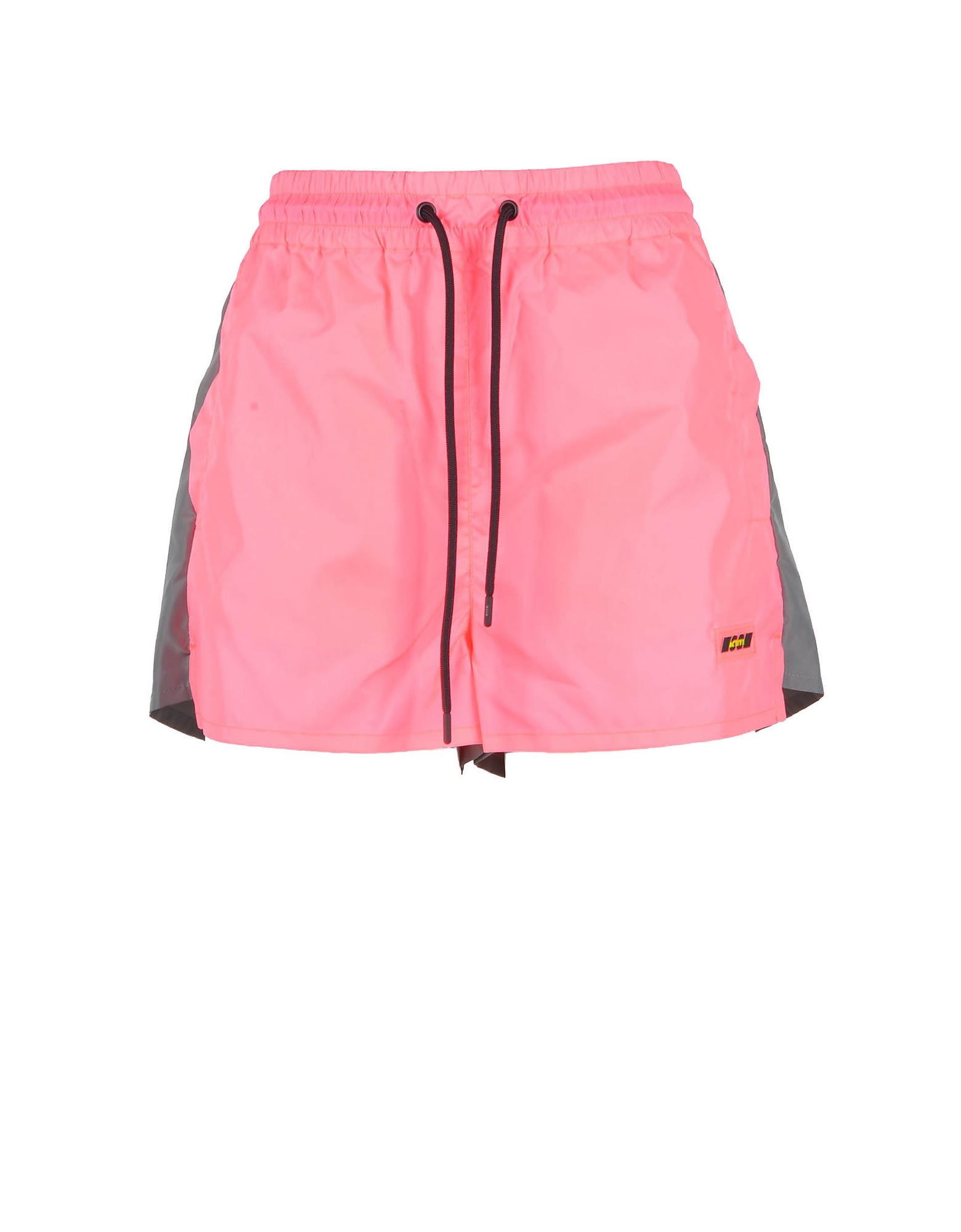 MSGM Womens Pink / Gray Shorts