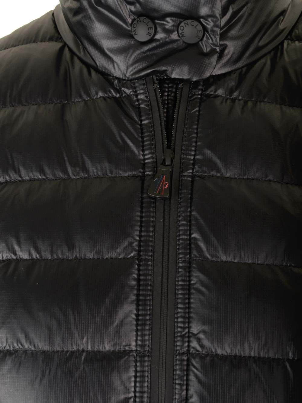 Shop Moncler Walibi Slim Fit Down Jacket In Black