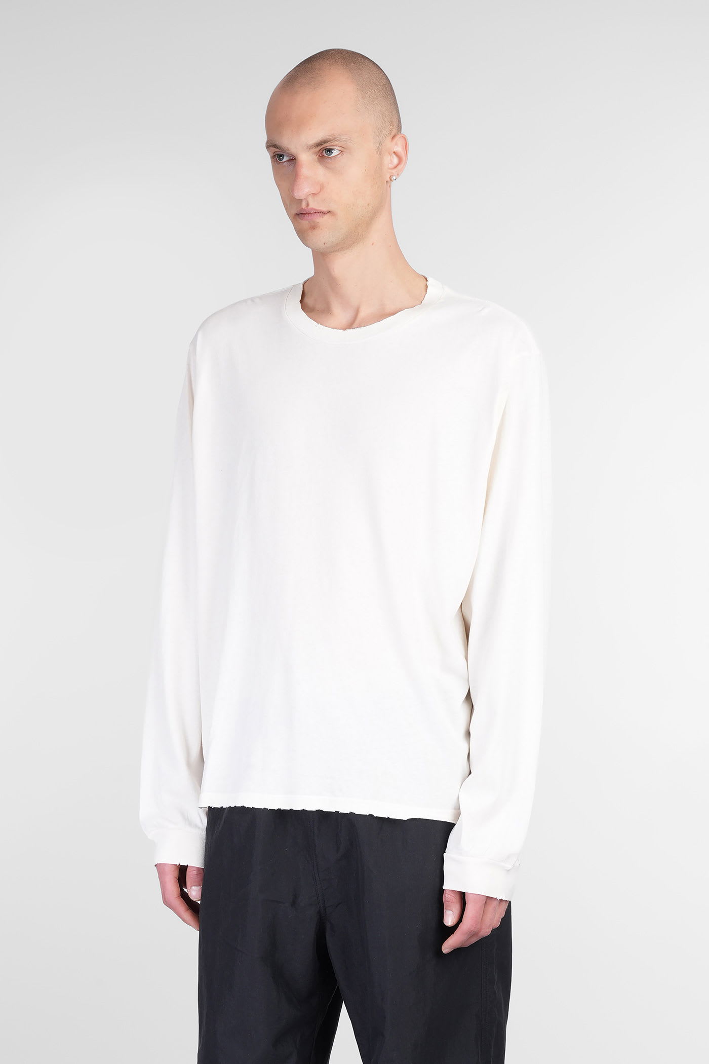 John Elliott T-shirt In Beige Cotton