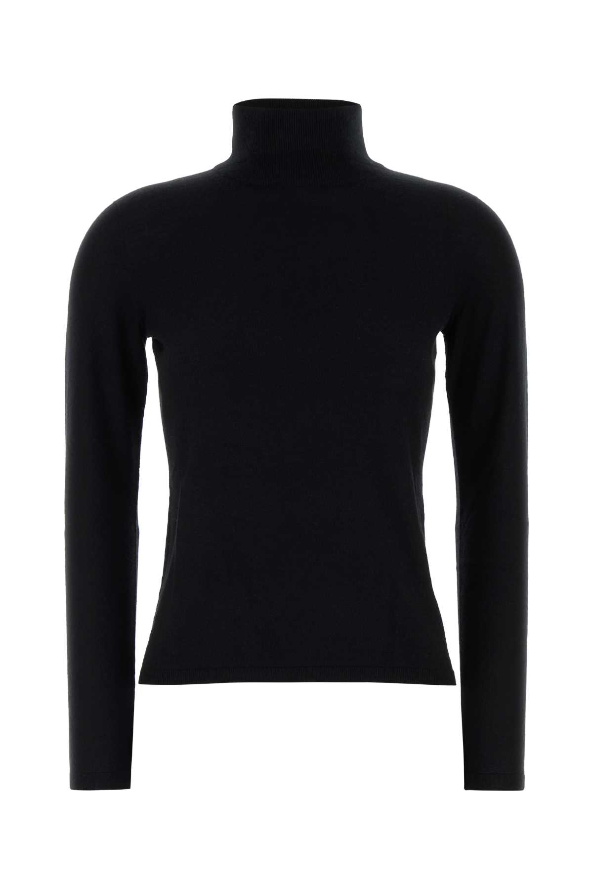 Max Mara Black Cashmere Means Sweater In Black