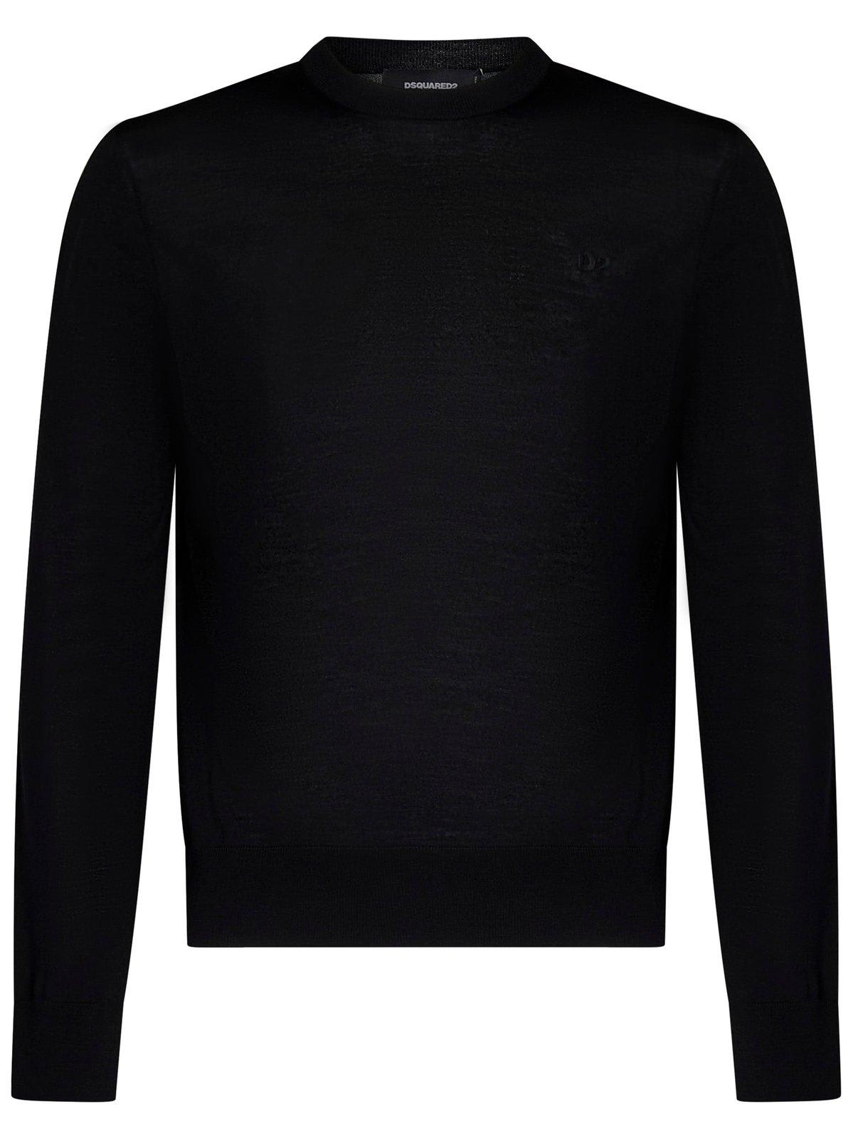 Shop Dsquared2 Crewneck Pullover In Black