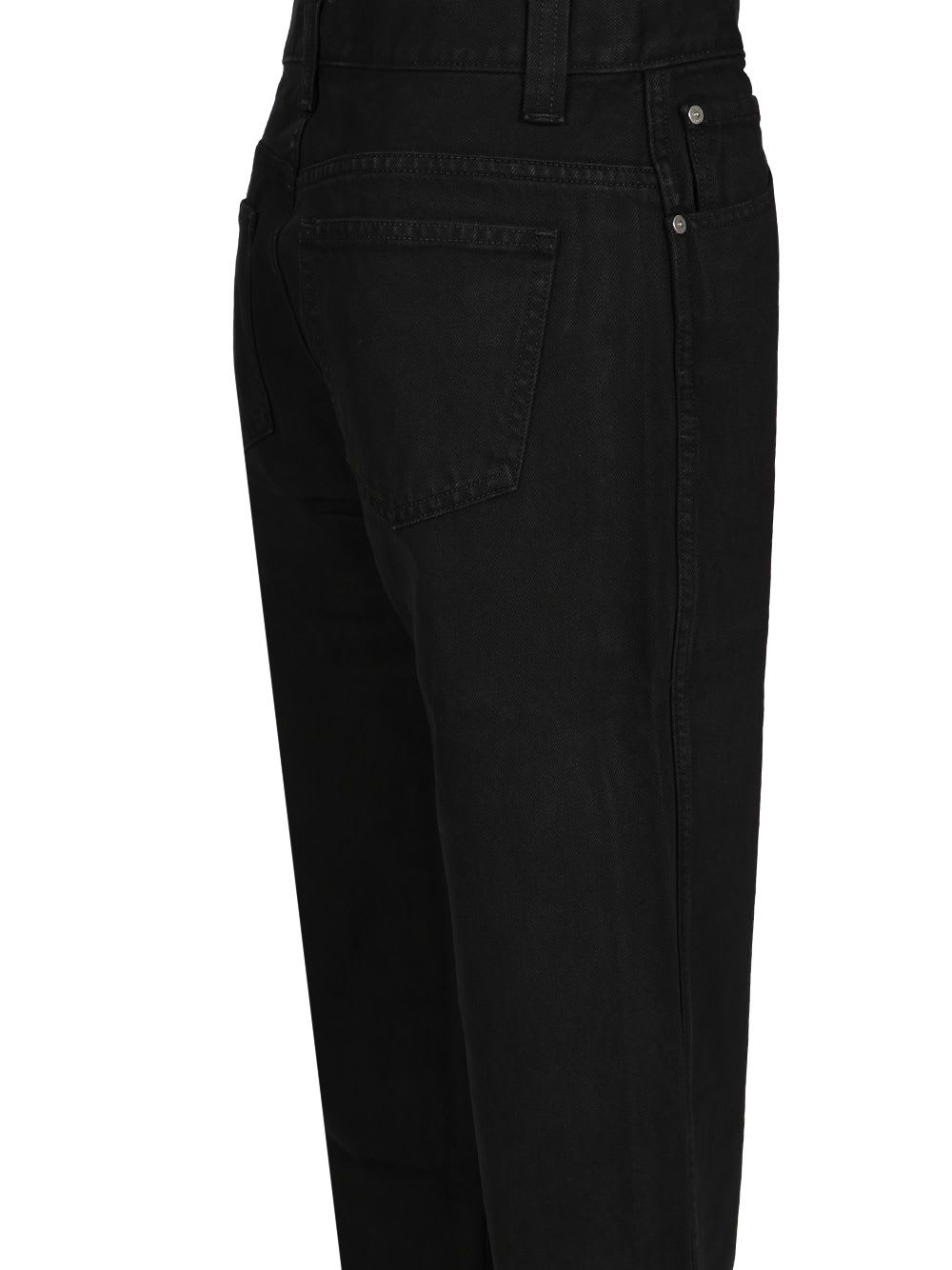 Khaite Bonnie Denim Jeans In Black