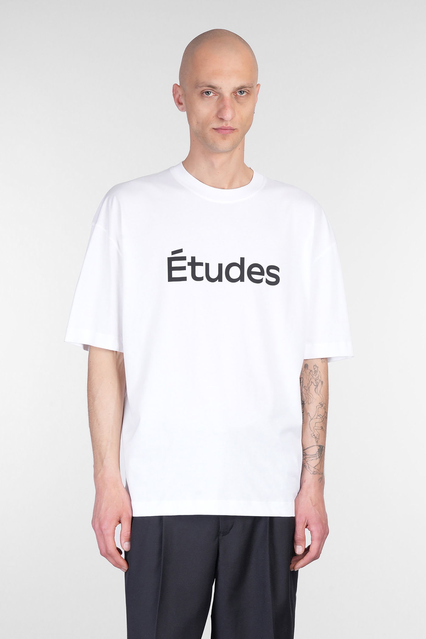 T-shirt In White Cotton