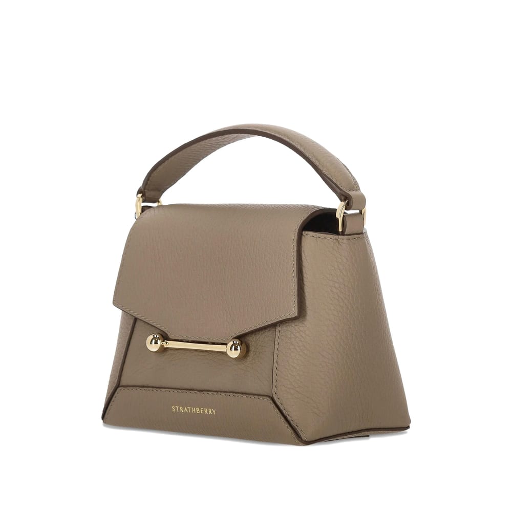 Strathberry Bags Brown In Gray