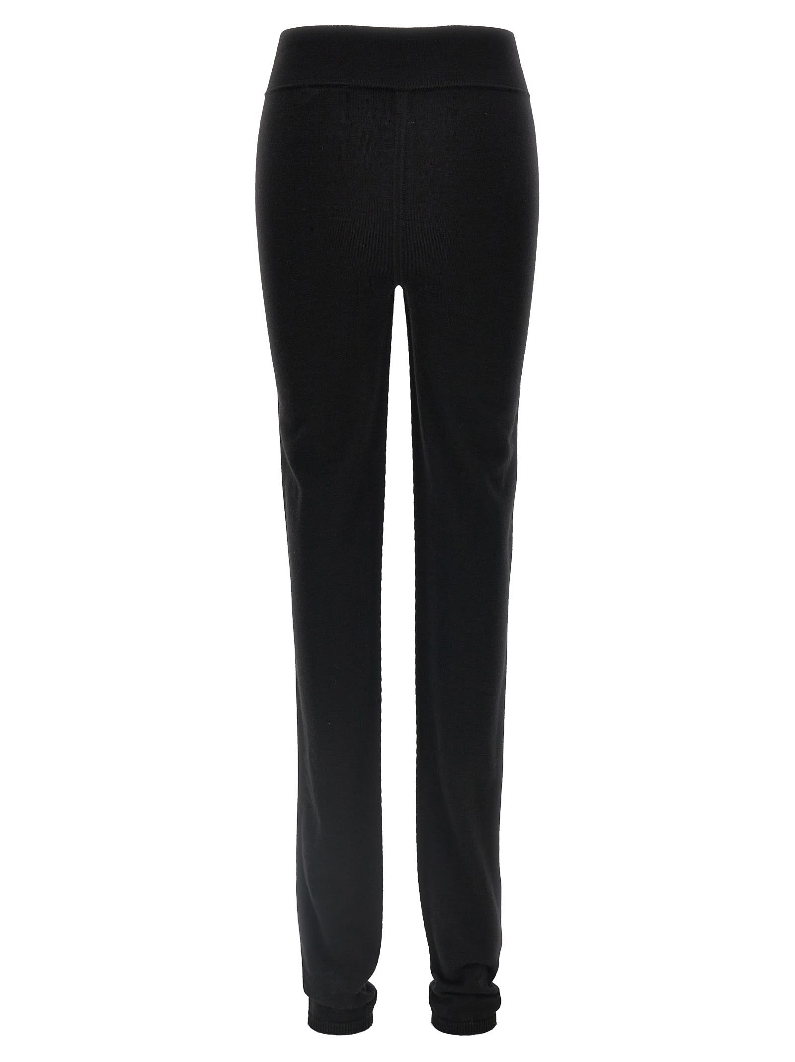 Rick Owens Knitted Leggings Elastic Waistband