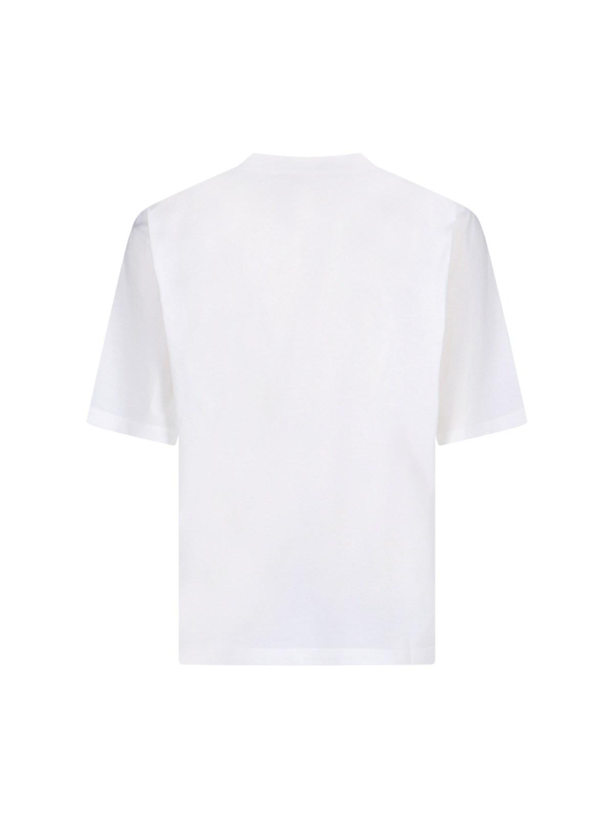 Shop Marni Printed T-shirt  In White