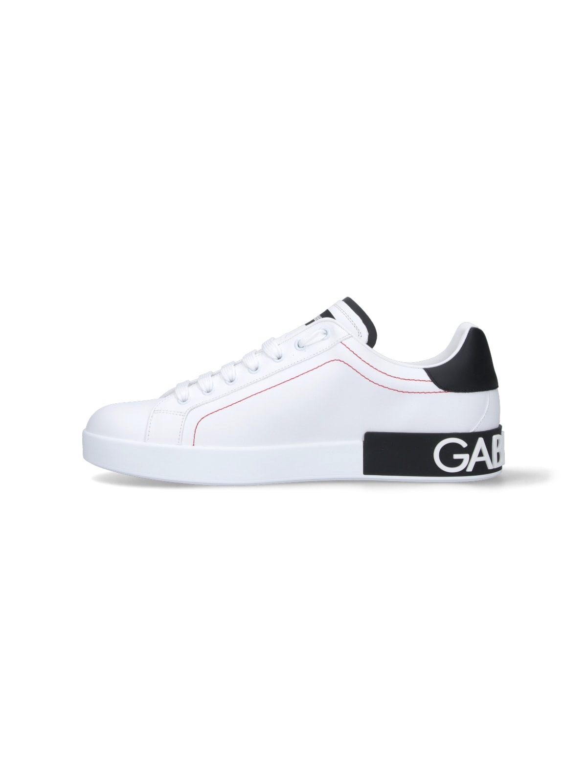 Shop Dolce & Gabbana Portofino Sneakers In White