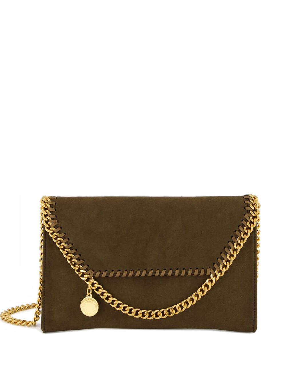 Stella Mccartney Falabella Wallet On Chain In Brown