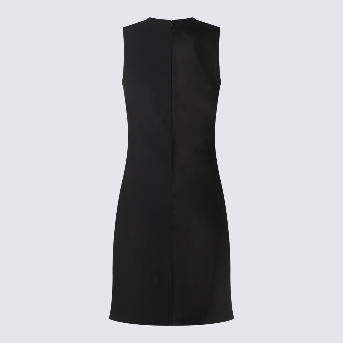Shop Ami Alexandre Mattiussi Black Silk Mini Dress