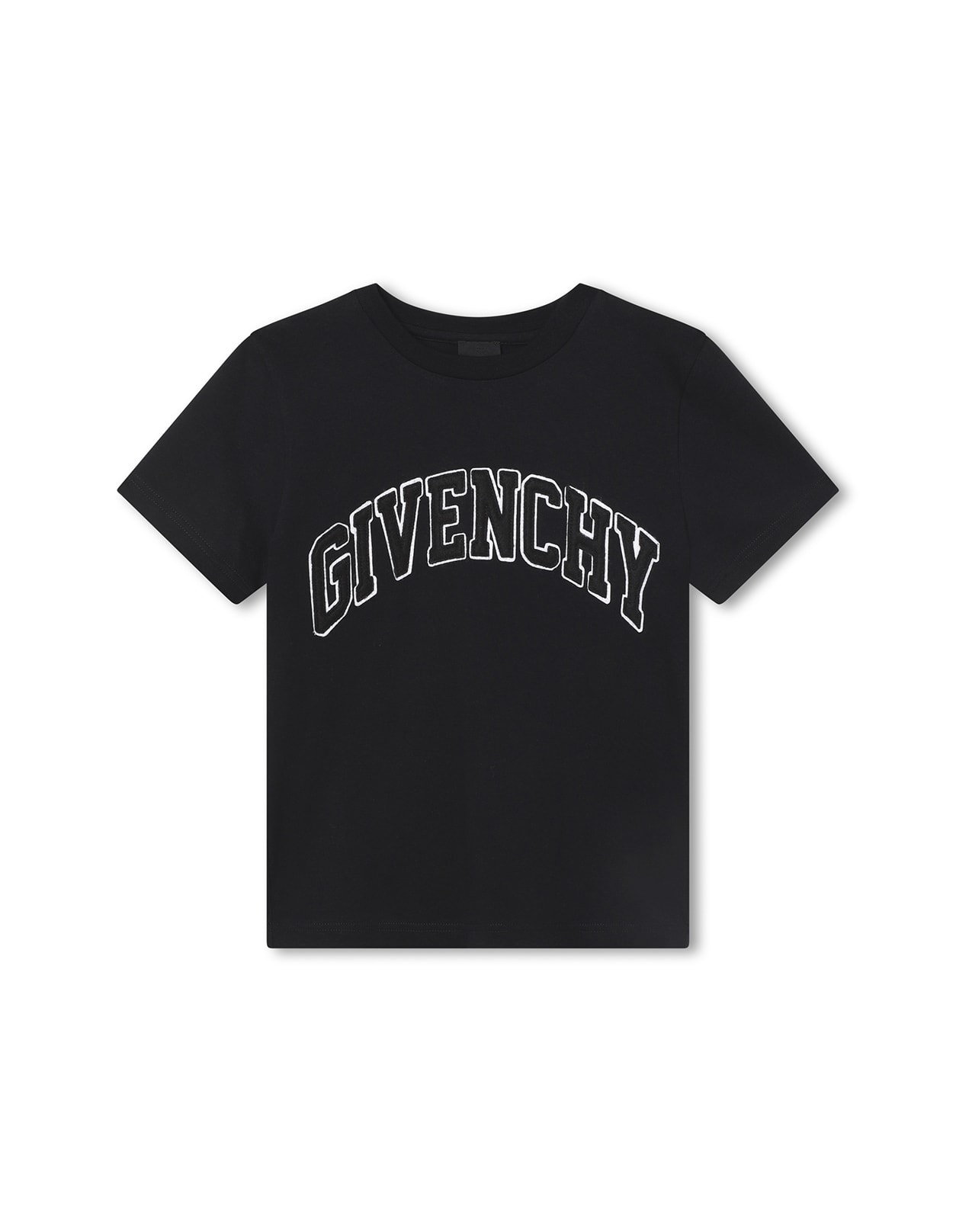 Givenchy Black T-shirt With Applied Arch Logo