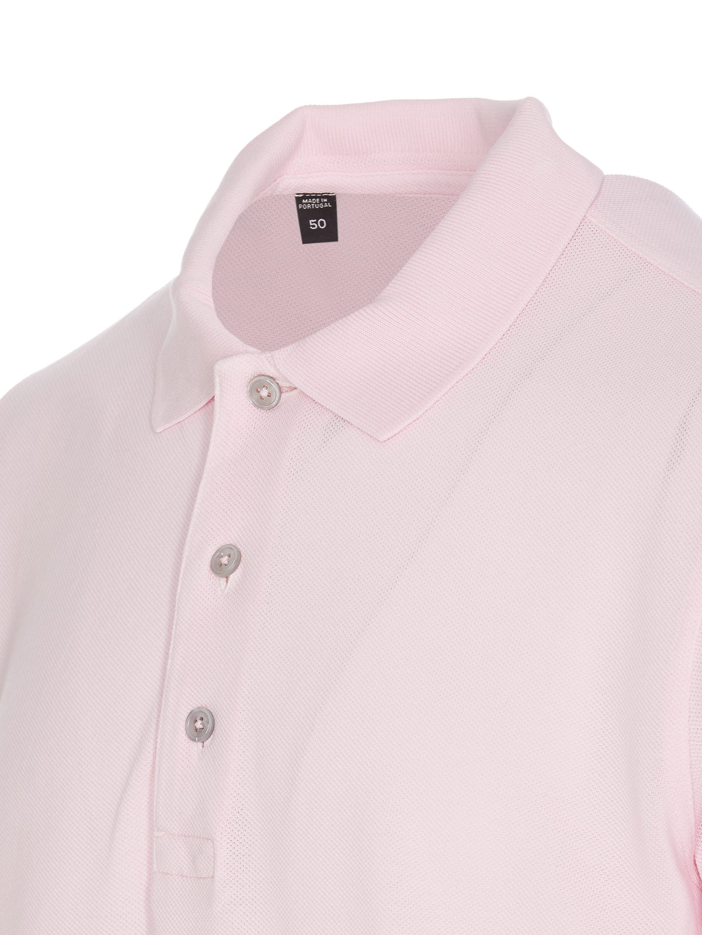 Tom Ford Button Detailed Short-sleeved Polo Shirt In Pink