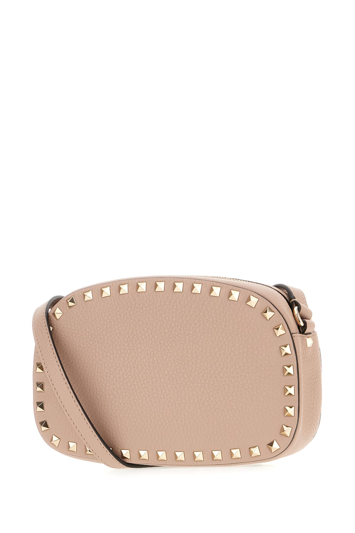 Valentino Powder Pink Leather Crossbody Bag In Pink