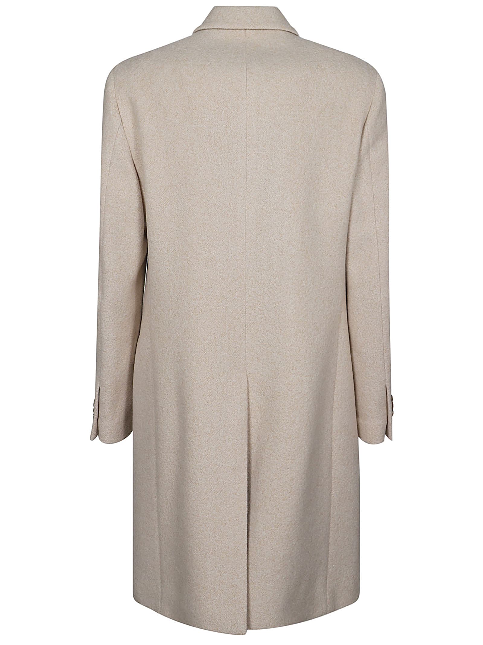 Shop Lardini Coat In Ca Beige