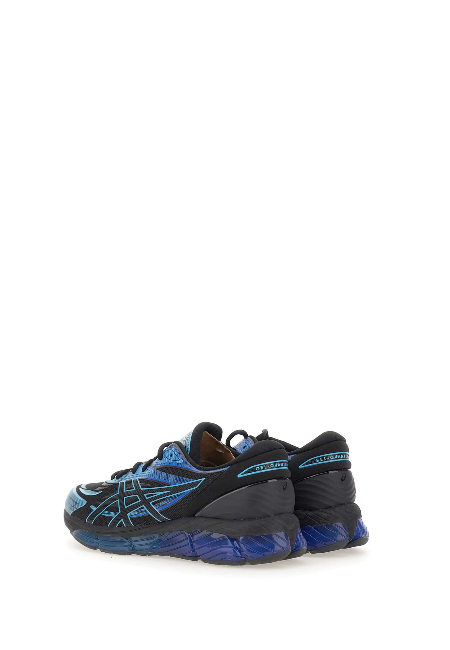 Shop Asics Gel-quantum 360 Viii Sneakers In Black/blue