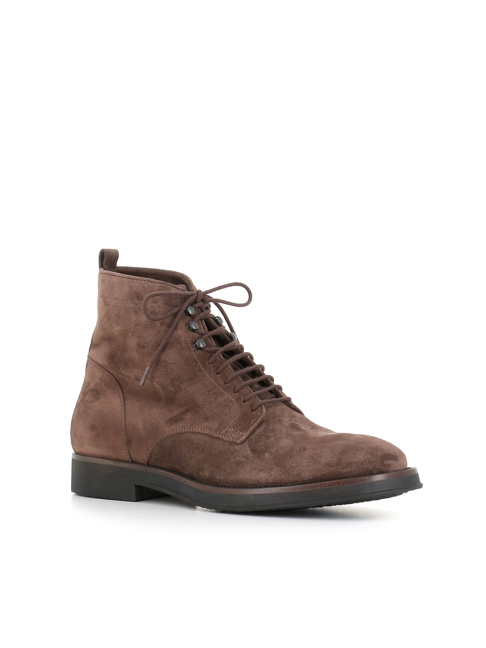 Alberto Fasciani Lace-up Boot Caleb 47055 In Brown