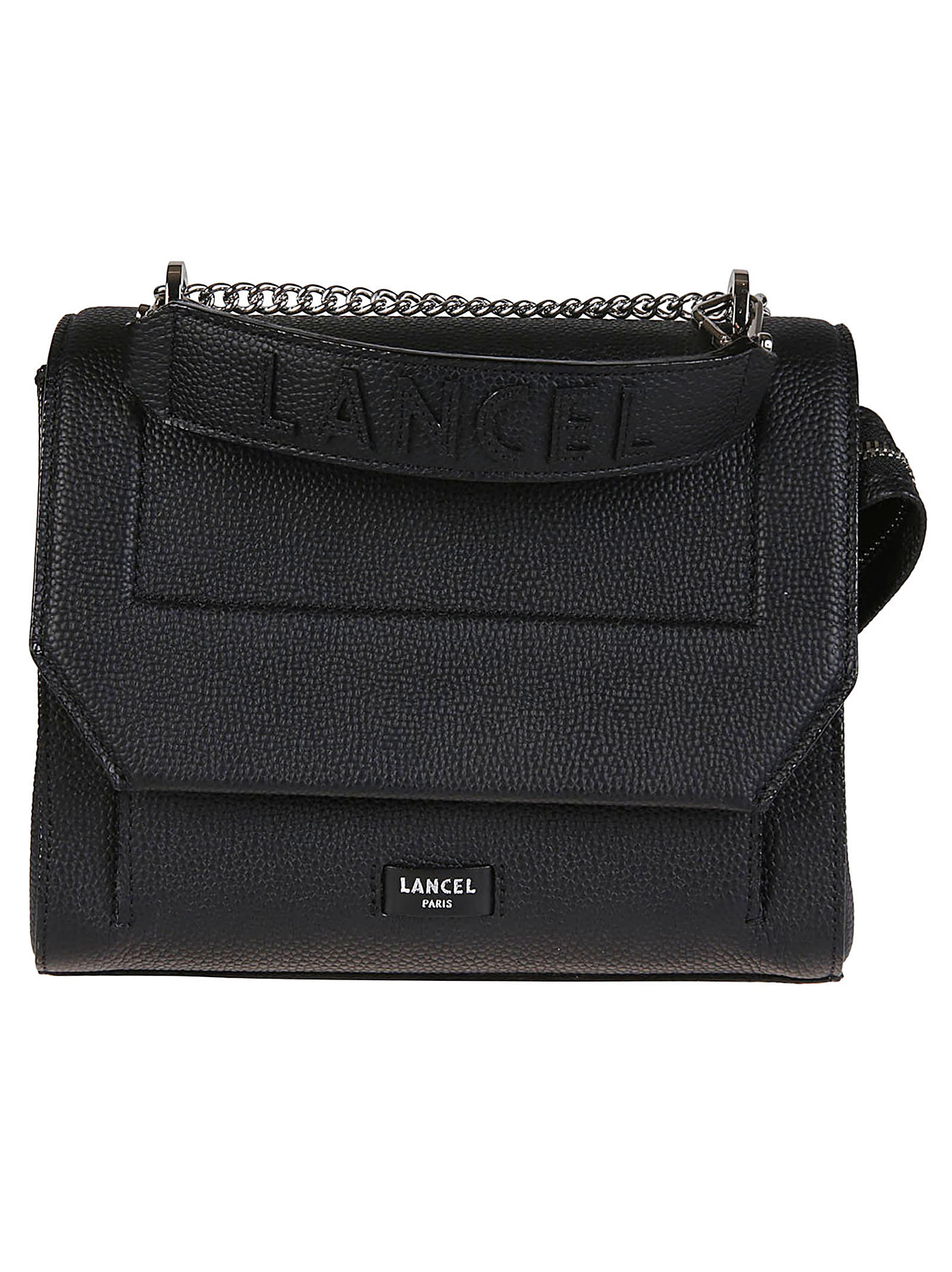 Lancel Ninon Medium Flap Bag In Black