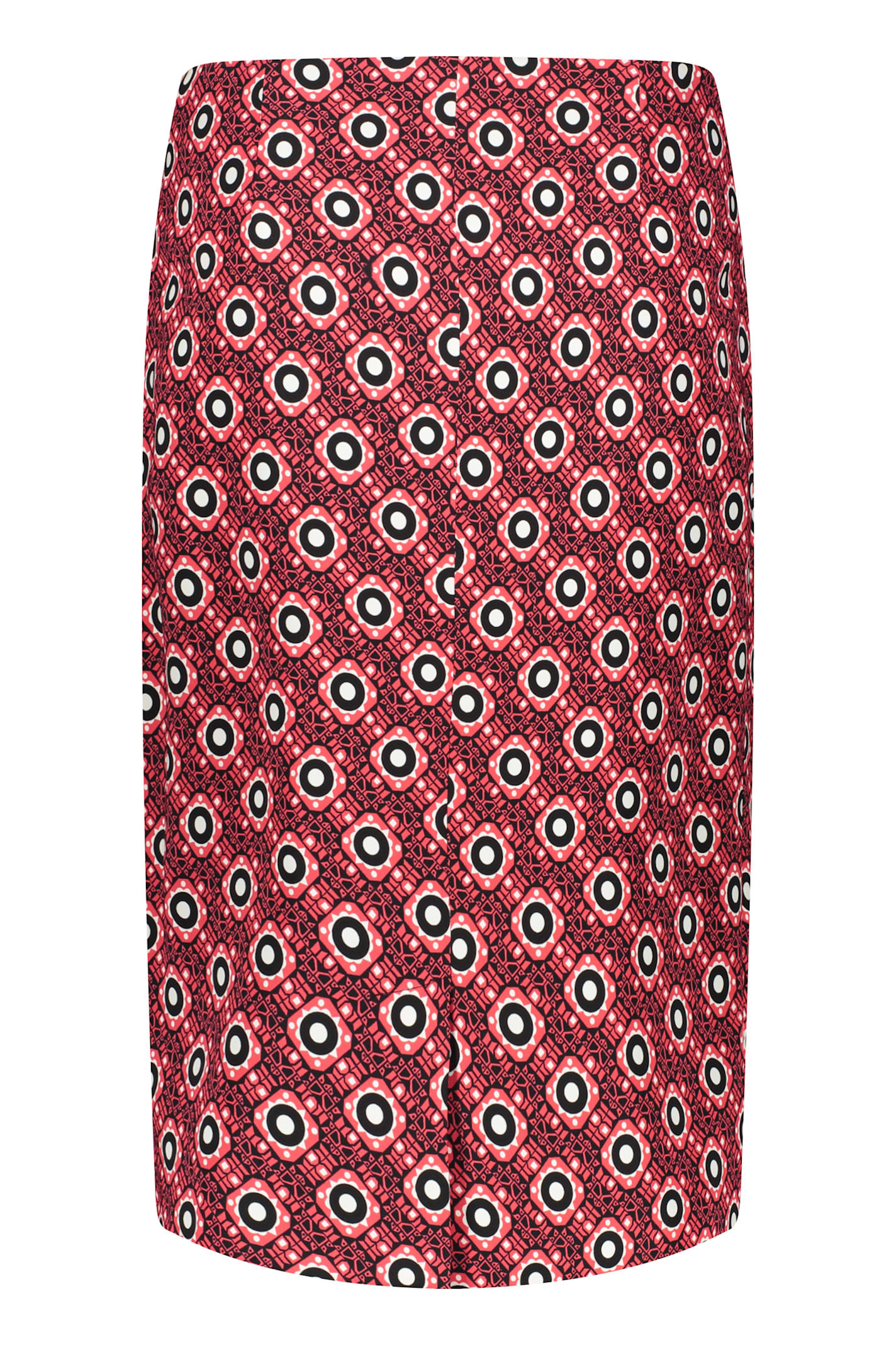 Shop Etro Printed Skirt In Red