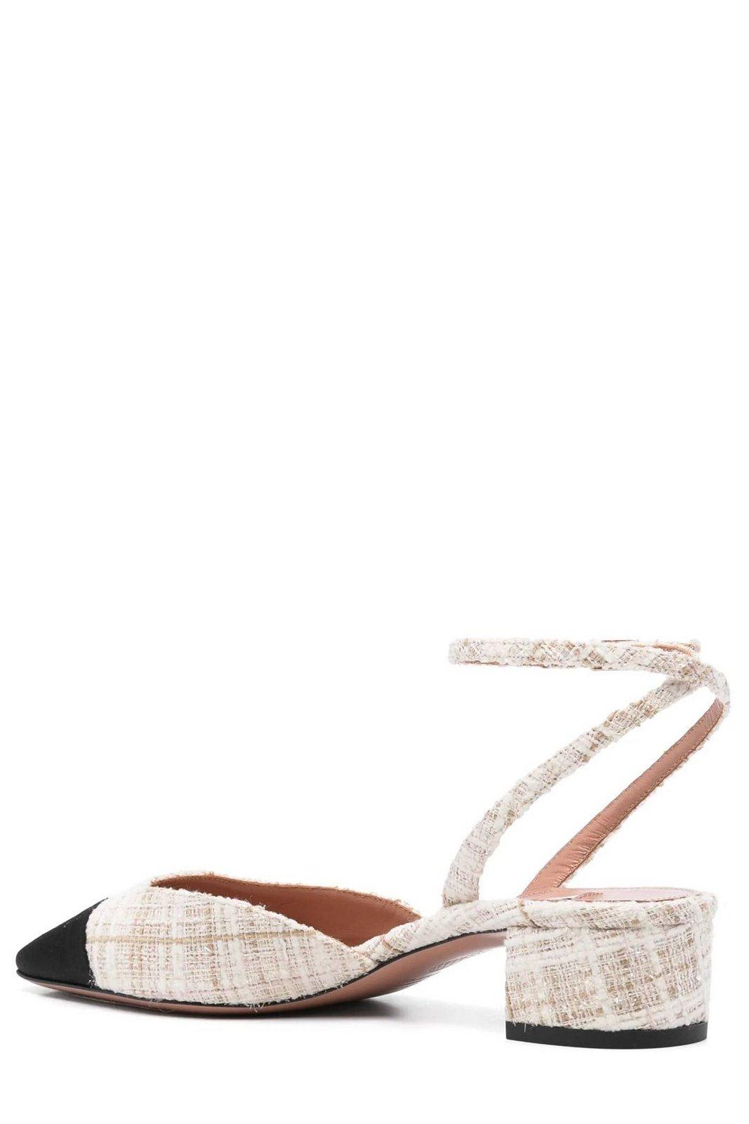 Aquazzura Two-toned Square Toe Pumps