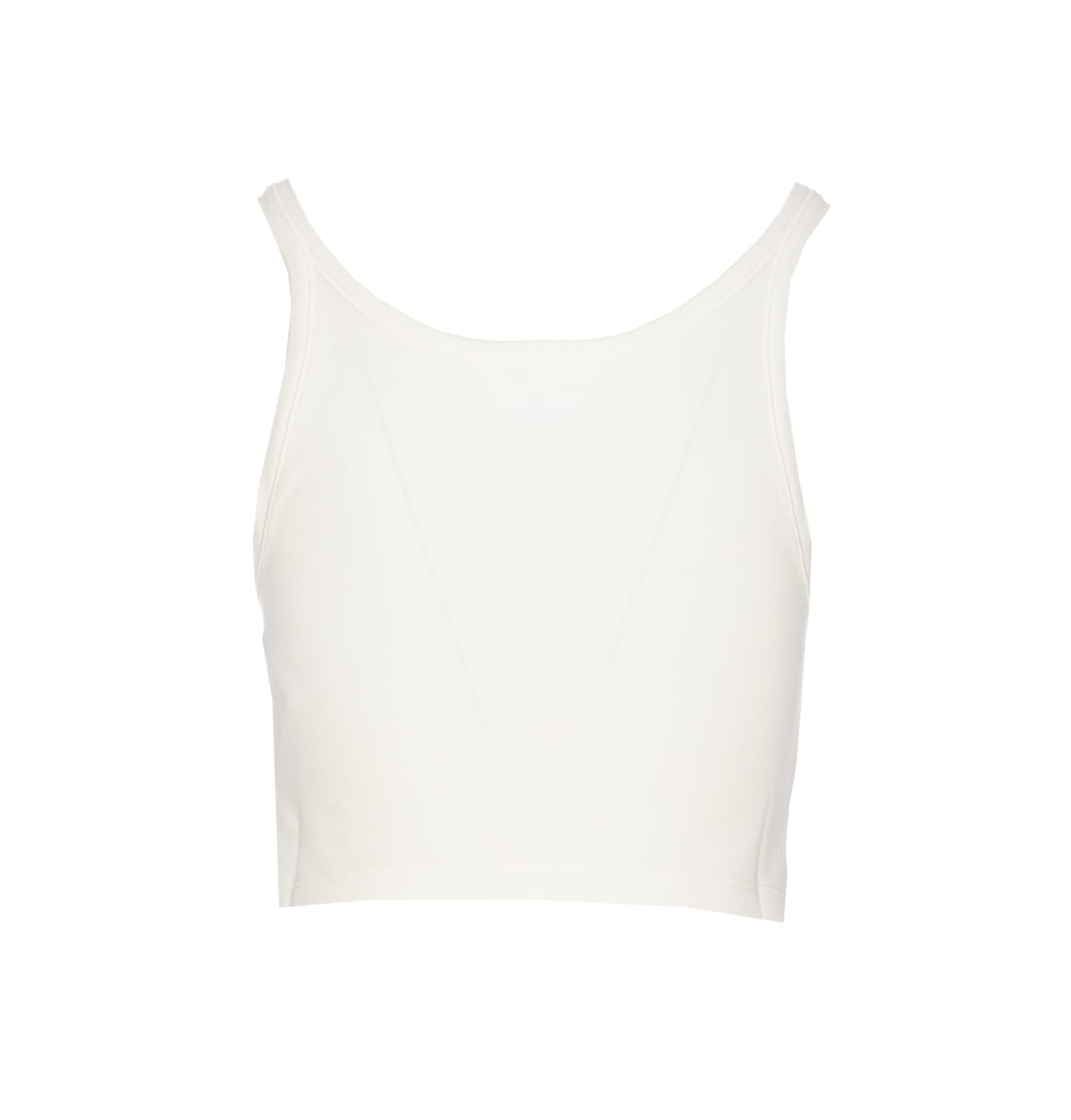 Shop Palm Angels Logo Tank Top In White