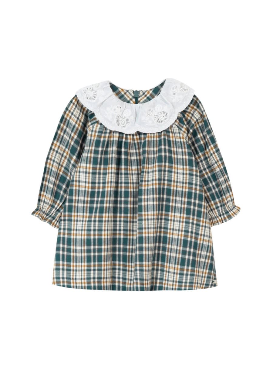 Tartine Et Chocolat M/l Collar Dress In Azure