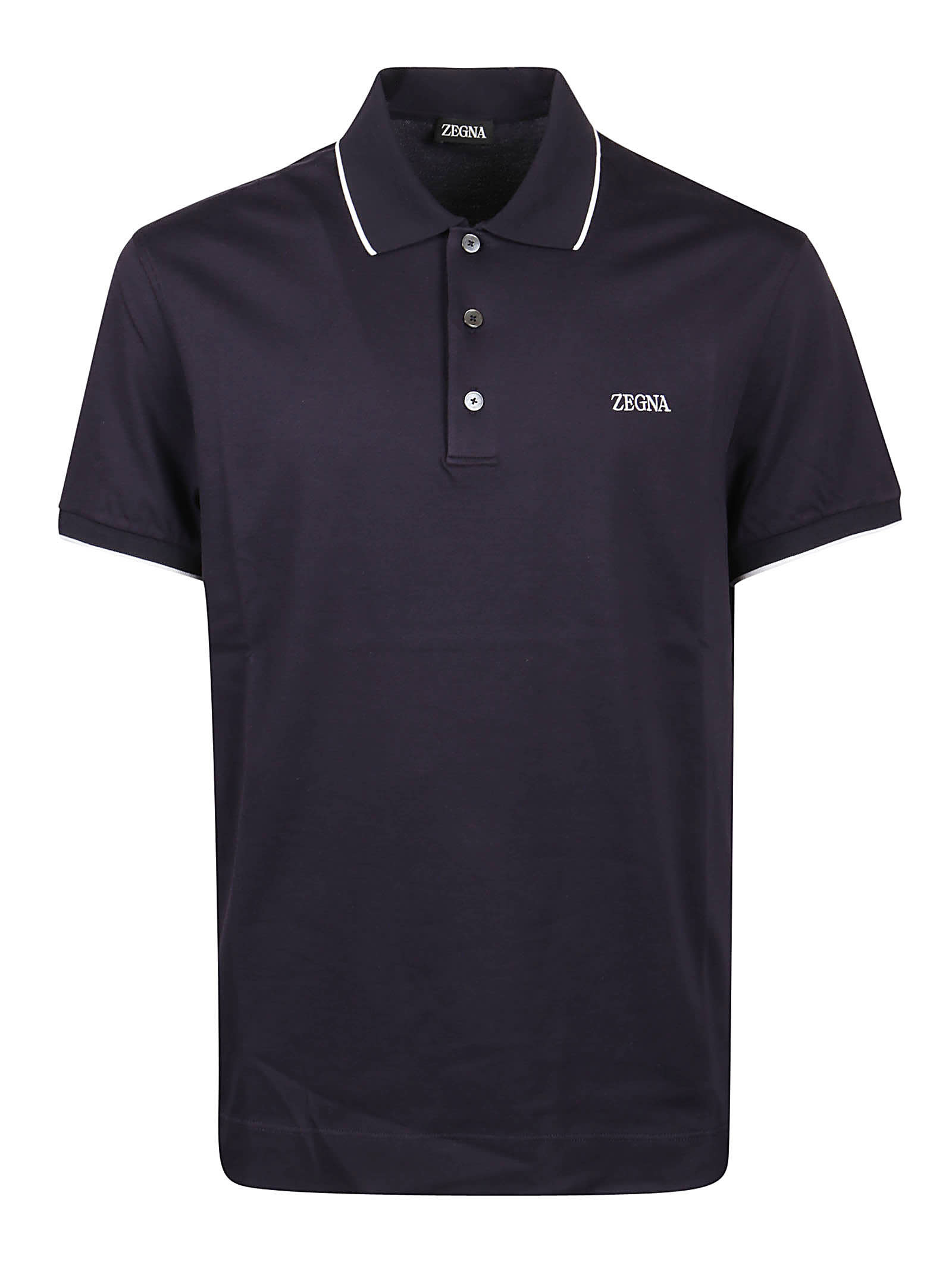 Ermenegildo Zegna Short Sleeve Polo Shirt